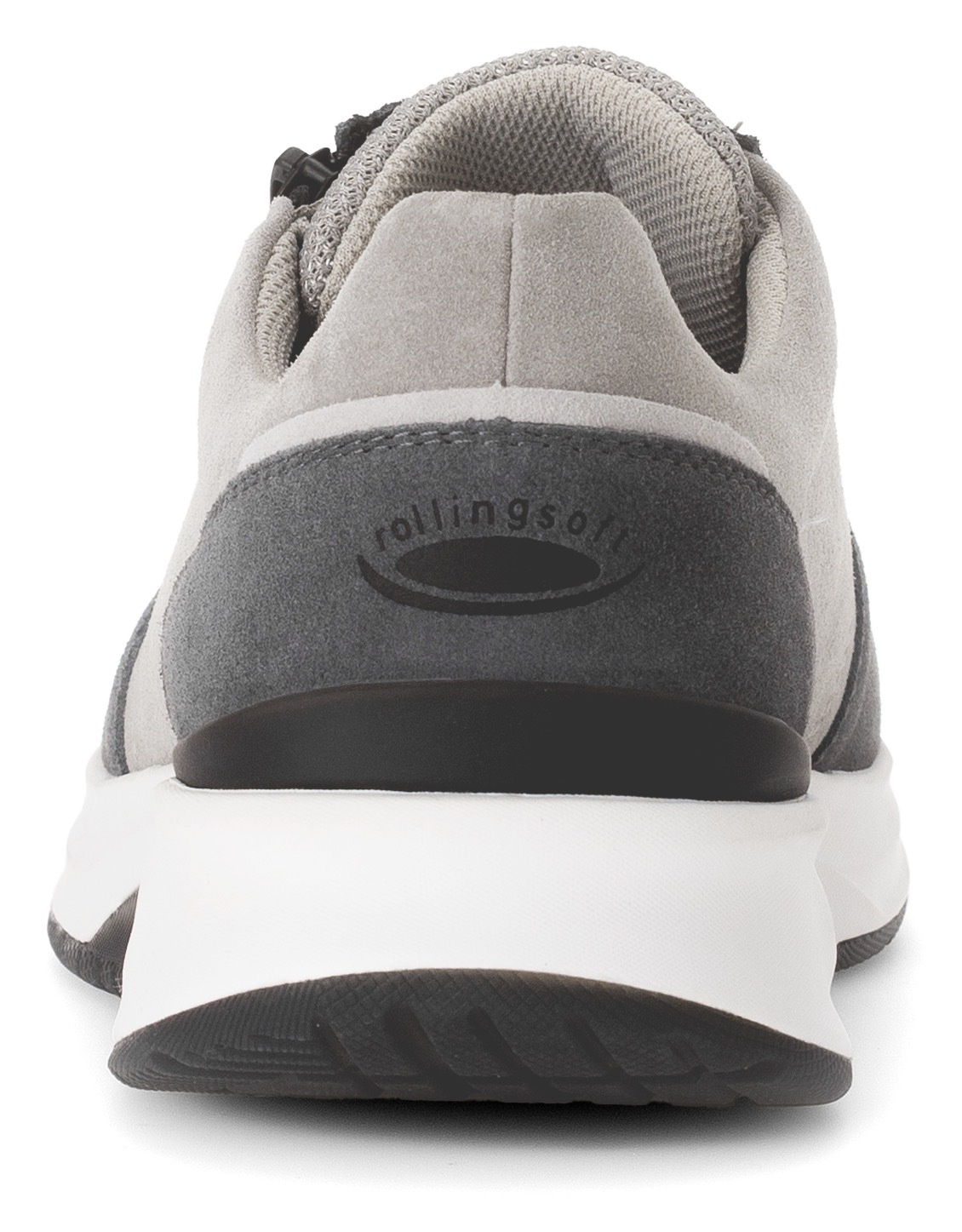 Gabor Rollingsoft Keilsneaker, Freizeitschuh, Halbschuh, Schnürer mit Außenreißverschluss, G-Weite