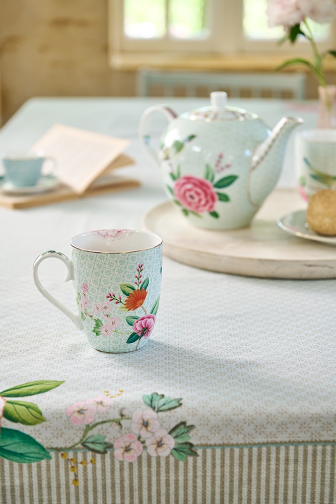 PiP Studio Becher »Blushing Birds«, (Set, 4 tlg.), Große Tassen im 4er-Set, Blushing Birds, 350 ml