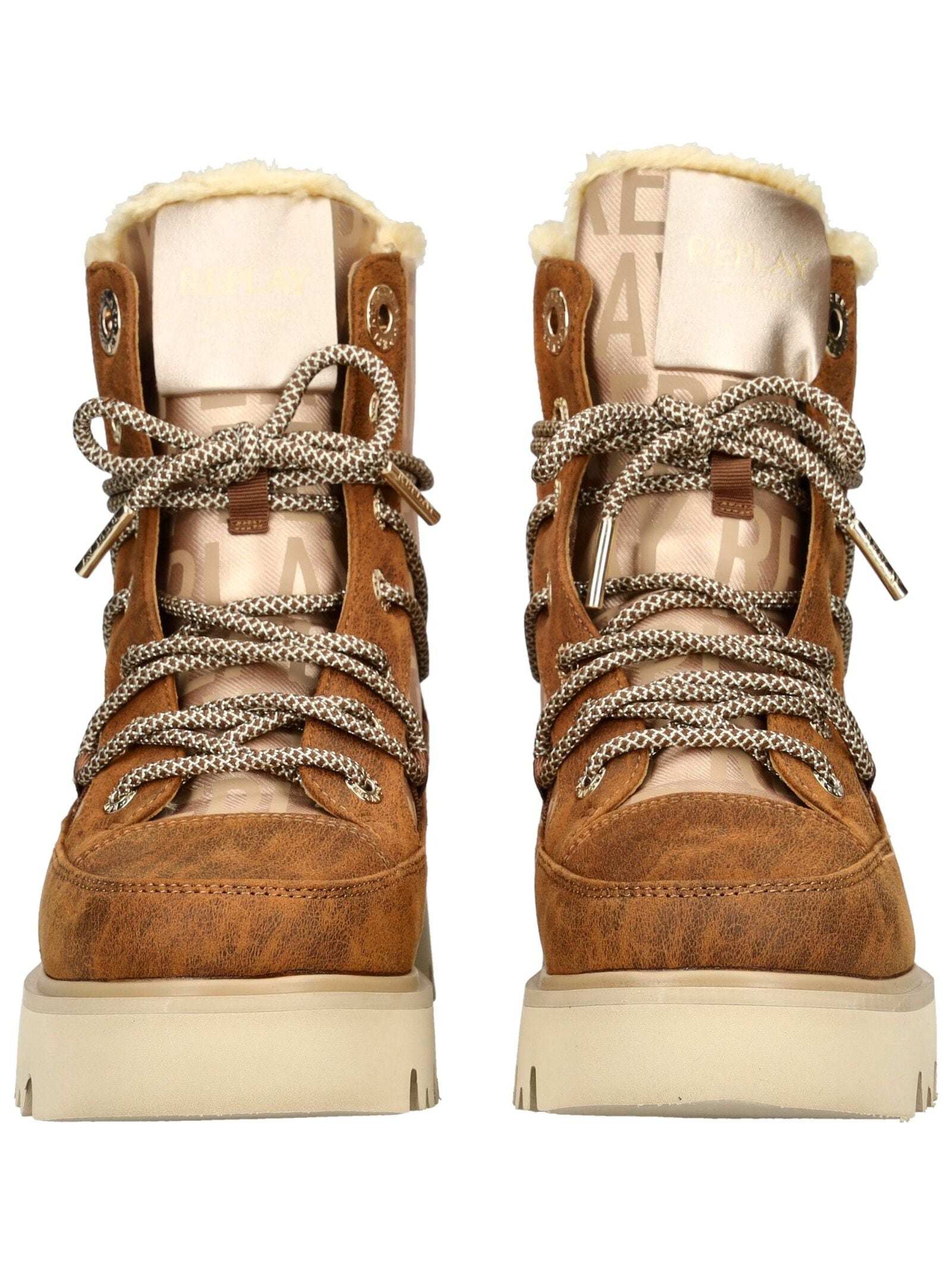 Replay Schnürstiefelette »Replay Stiefelette Lederimitat«