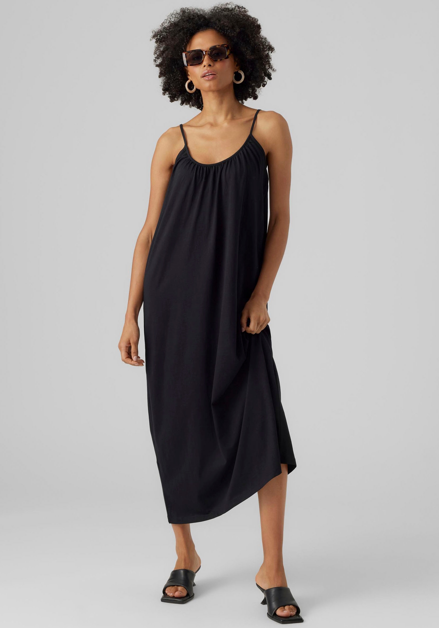 Vero Moda Maxikleid "VMLUNA SINGLET ANKLE DRESS NOOS" Baumwollmischung, reg günstig online kaufen
