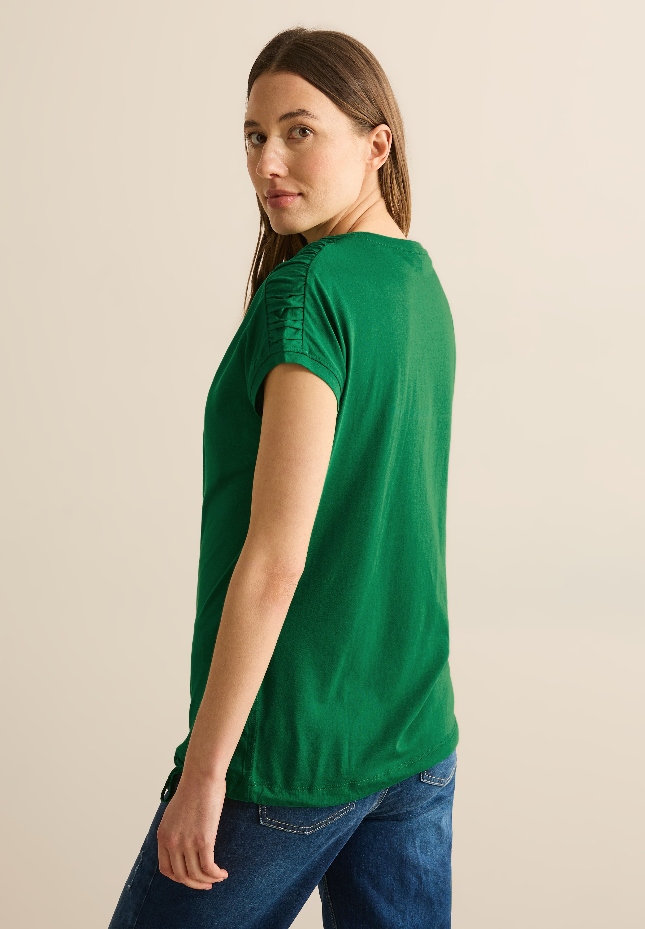 Cecil T-Shirt, mit Tunnelzug am Saum