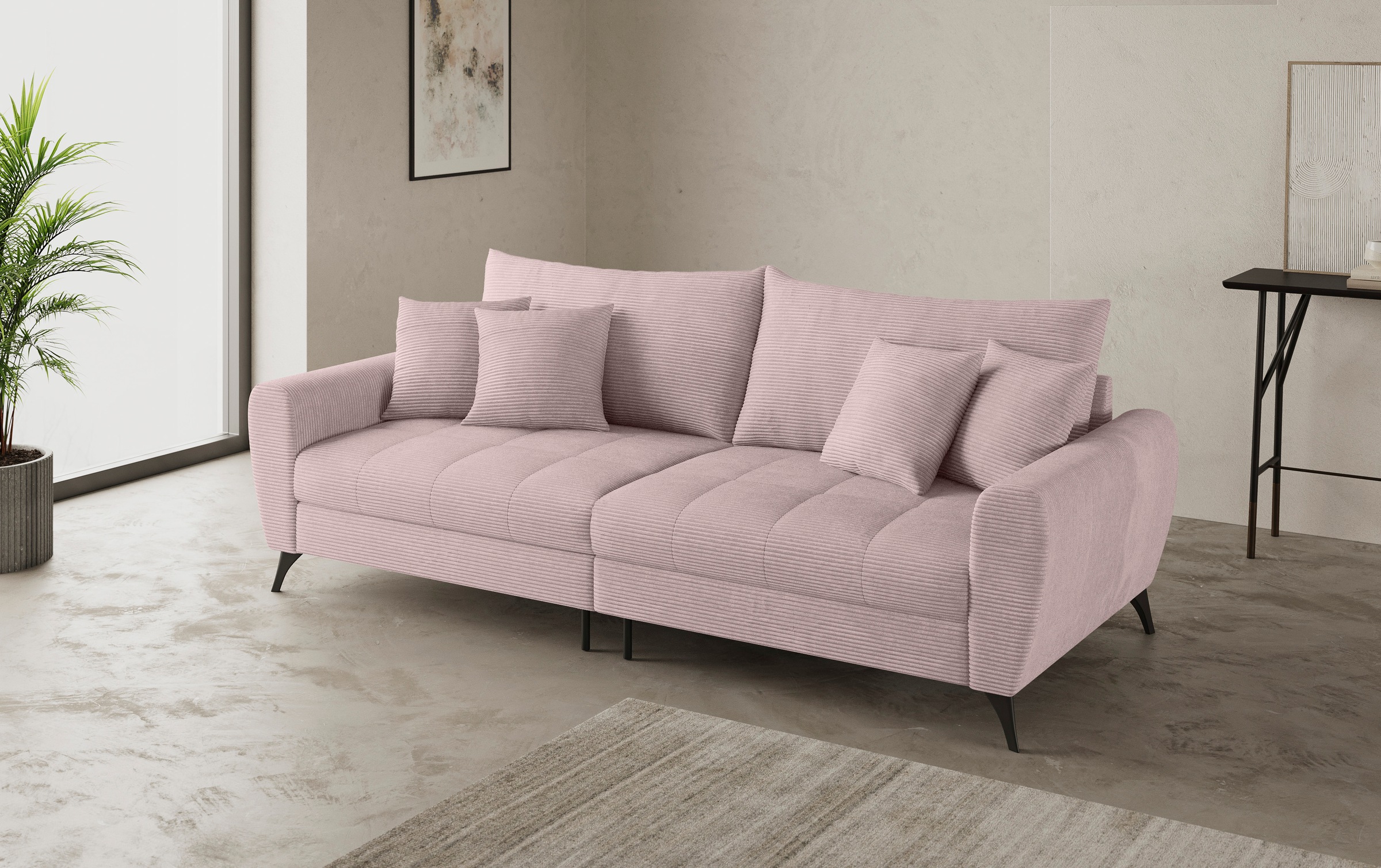 Mr. Couch Big-Sofa »Blackburn II«, Mit Kaltschaumpolsterung bis 140 kg belastbar