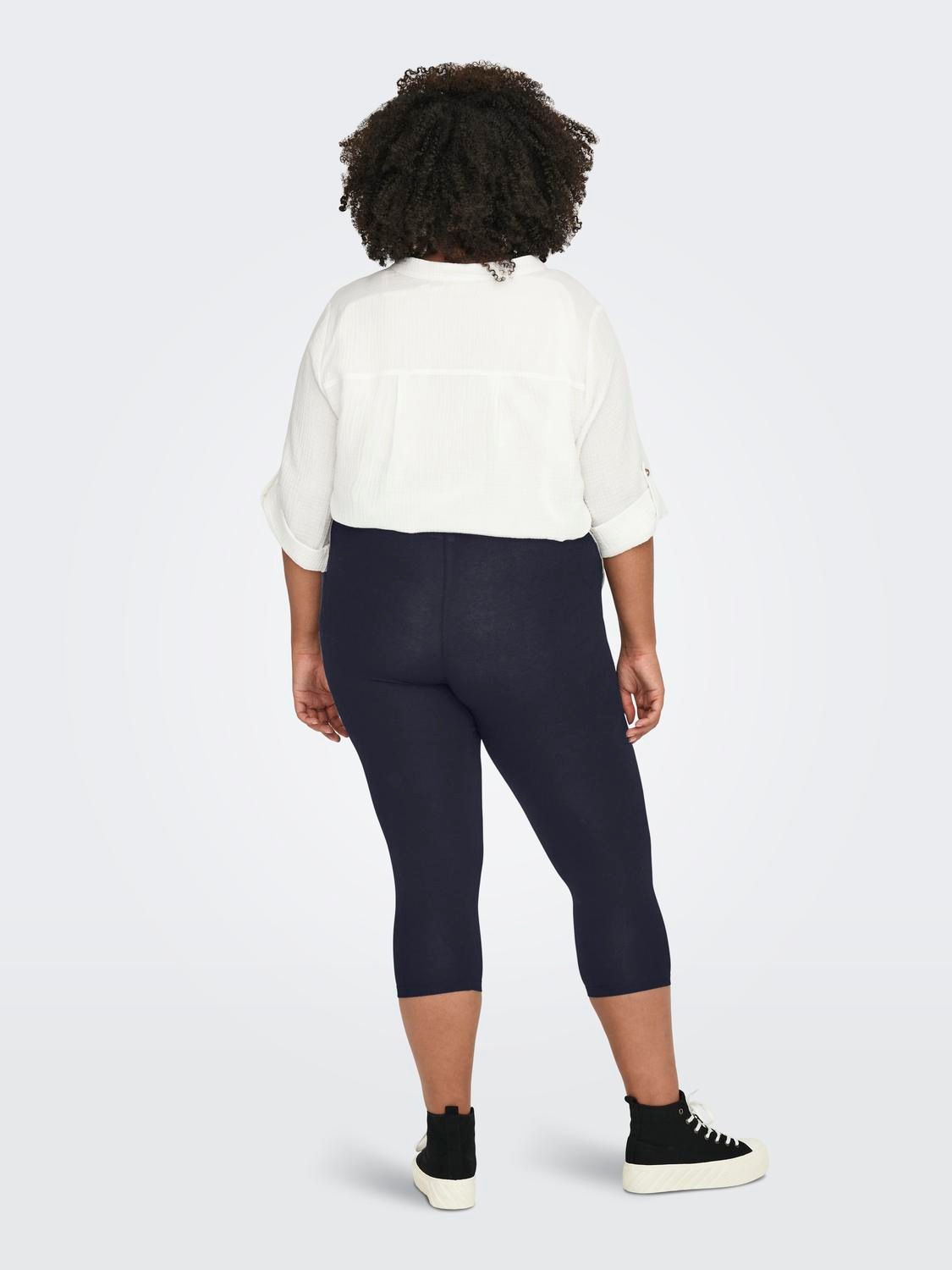 ONLY CARMAKOMA Leggings Kurzes Design 3/4 Stretch Übergrößen CARTIME CARTIM günstig online kaufen