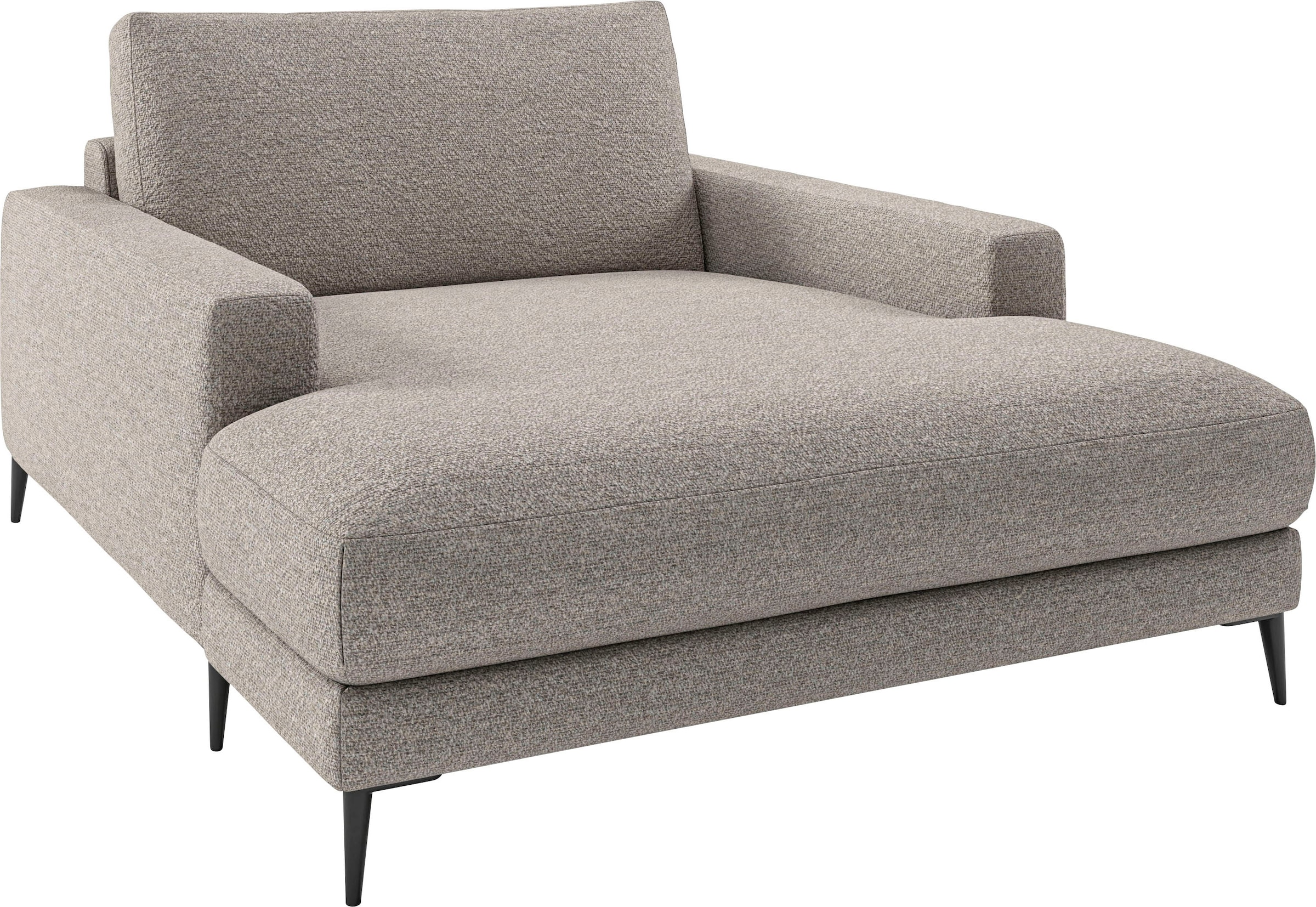 INOSIGN Chaiselongue »Downtown Loungemöbel zum Relaxen, B/T/H: 132/170/84 cm«, auch in Bouclé, Cord und Easy care - leicht mir Wasser zu reinigen