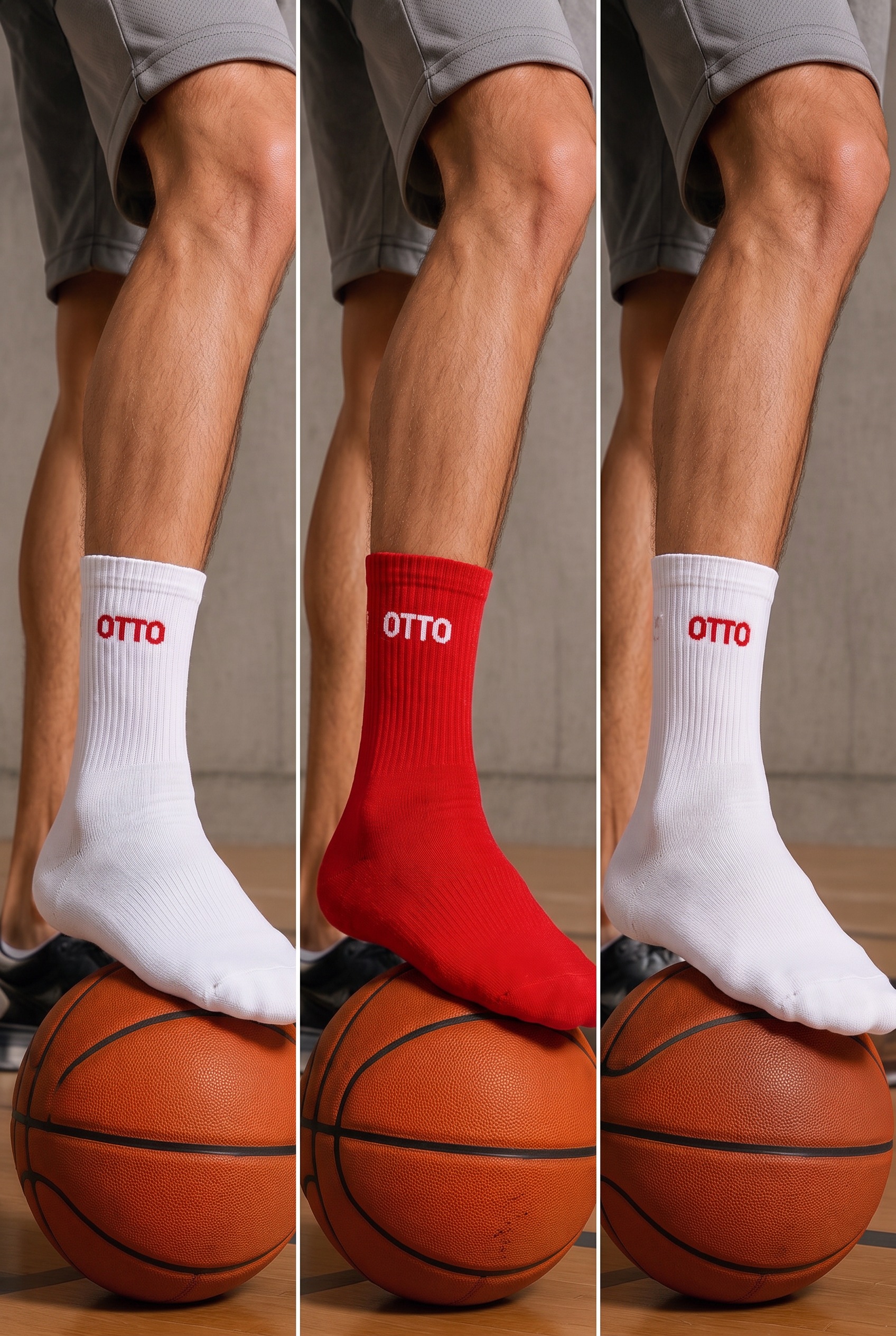 OTTO products Tennissocken »OTTO« sportlicher Stil, mit Stickerei
