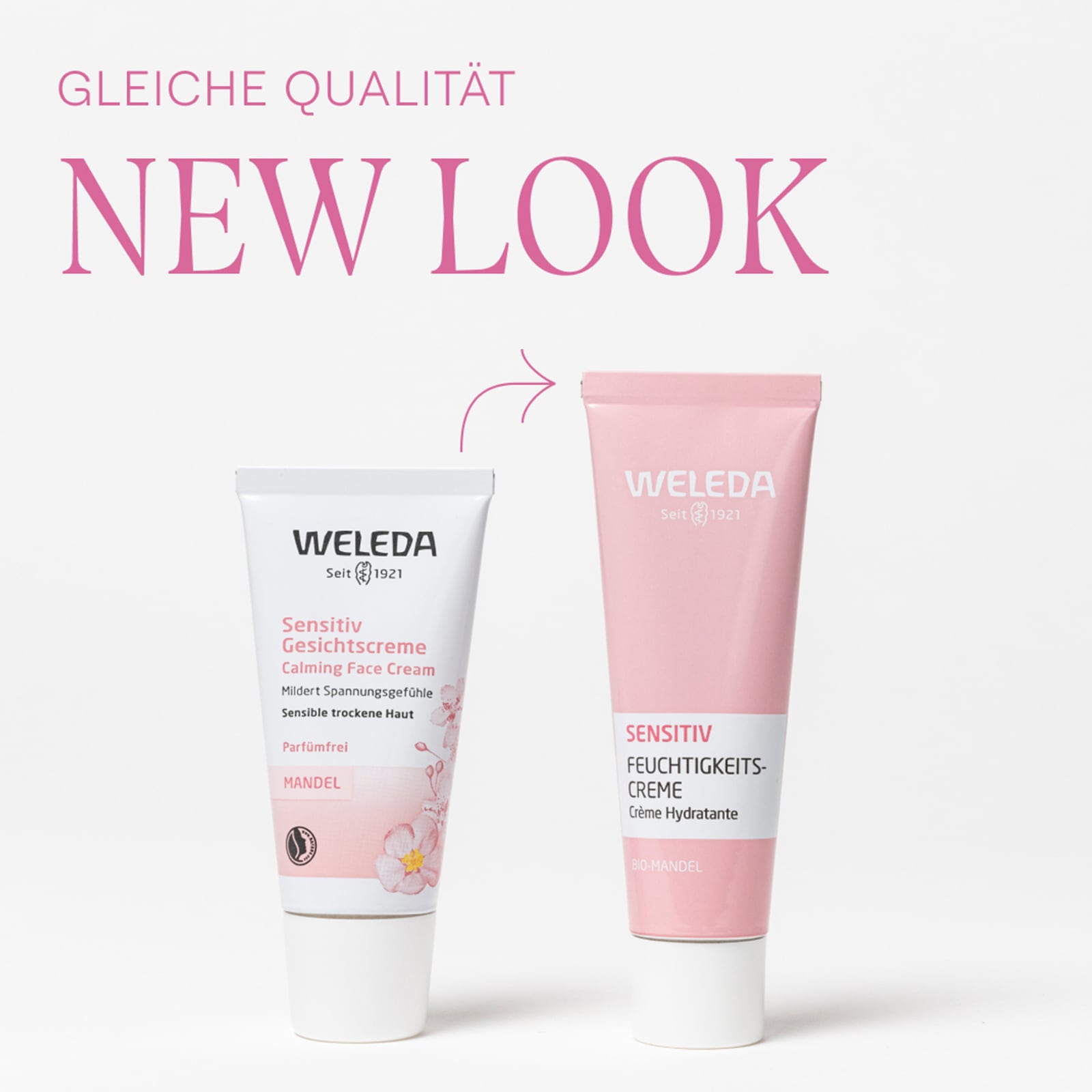 WELEDA Gesichtspflege »Weleda Sensitiv Feuchtigkeitscreme Mandel«