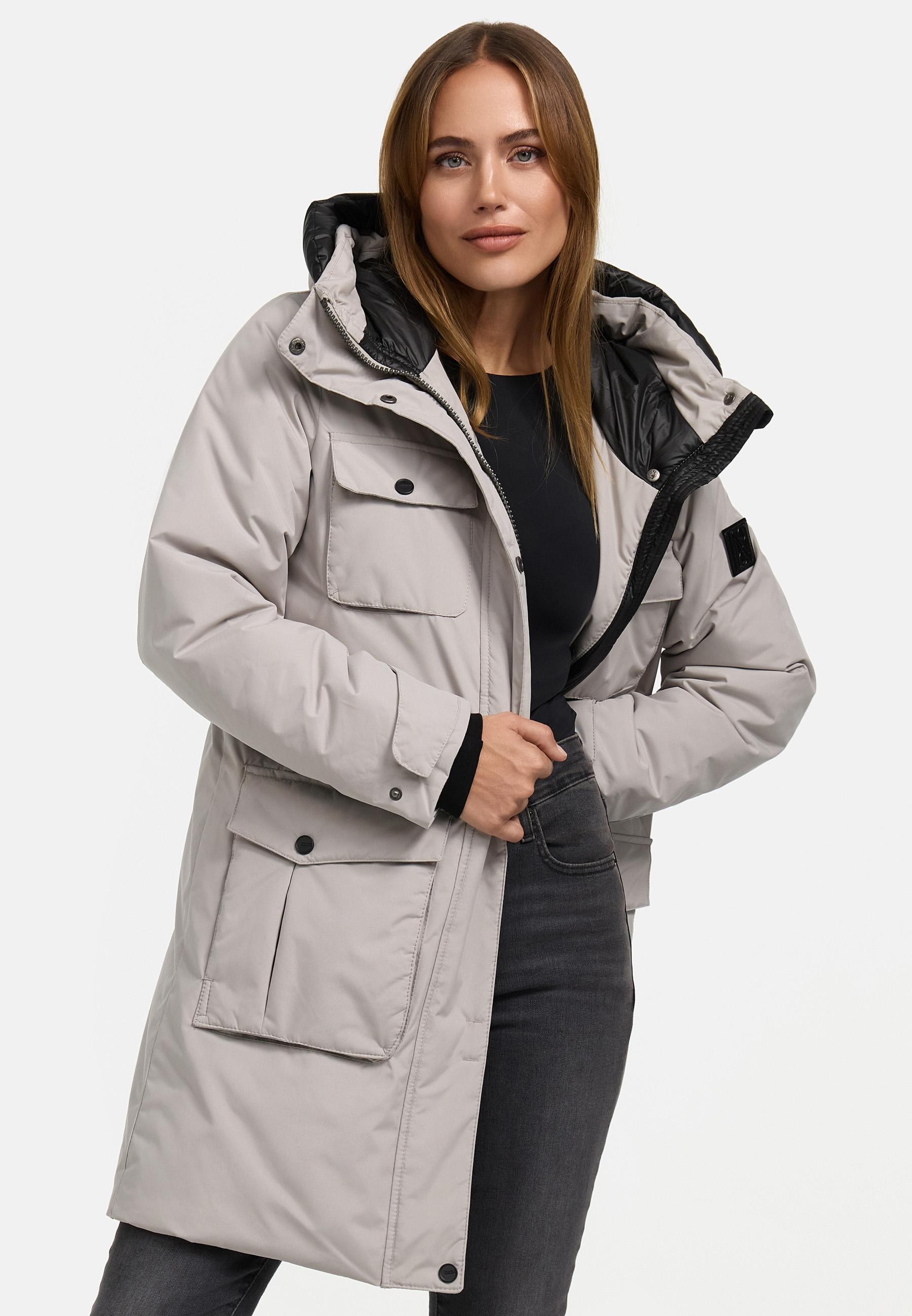 Navahoo Winterjacke »Eissturm 14«, mit Kapuze, Wasserabweisende Jacke mit Kapuze