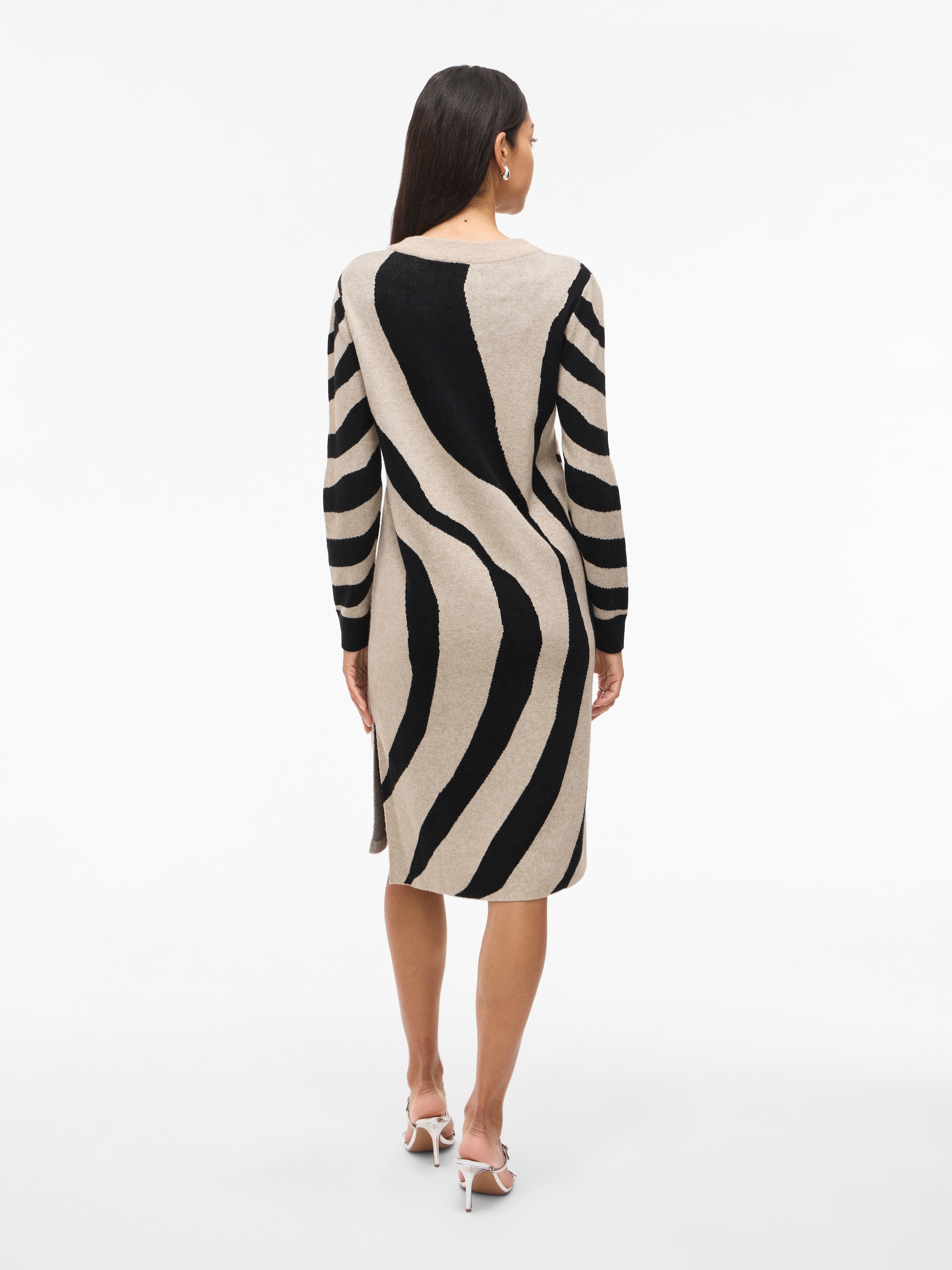 Vila Midikleid »VITIF CREWNECK KNIT MIDI DRESS- NOOS« Sommerkleid,