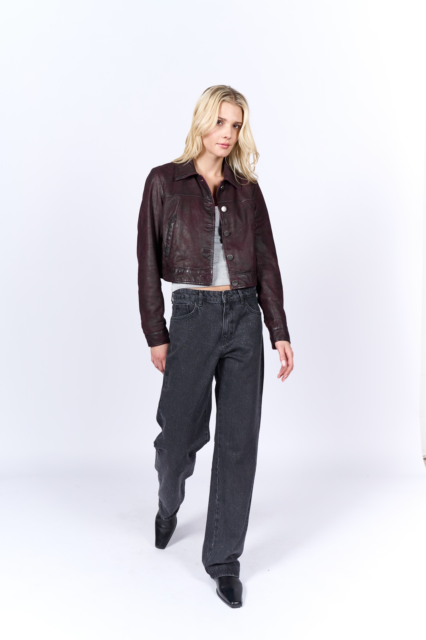 Freaky Nation Lederjacke "Melike-FN" günstig online kaufen