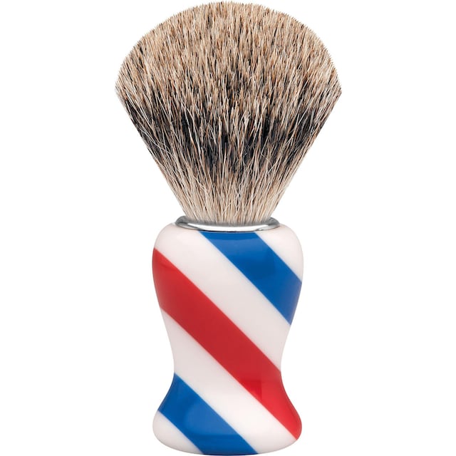 ERBE Rasierpinsel »M«, Dachshaar, Barbershop Design/Stripes | BAUR