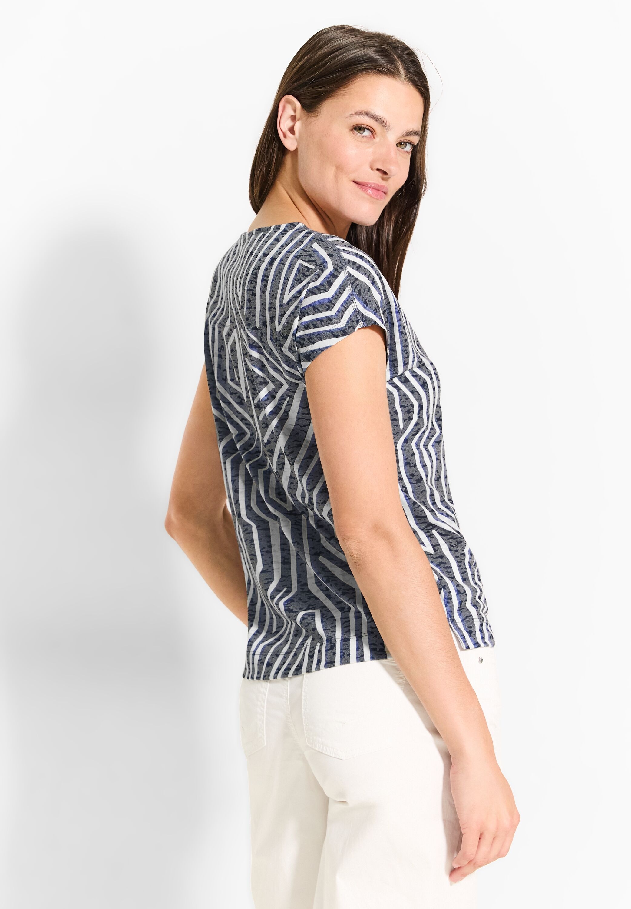 Cecil Print-Shirt, mit All-Over Print