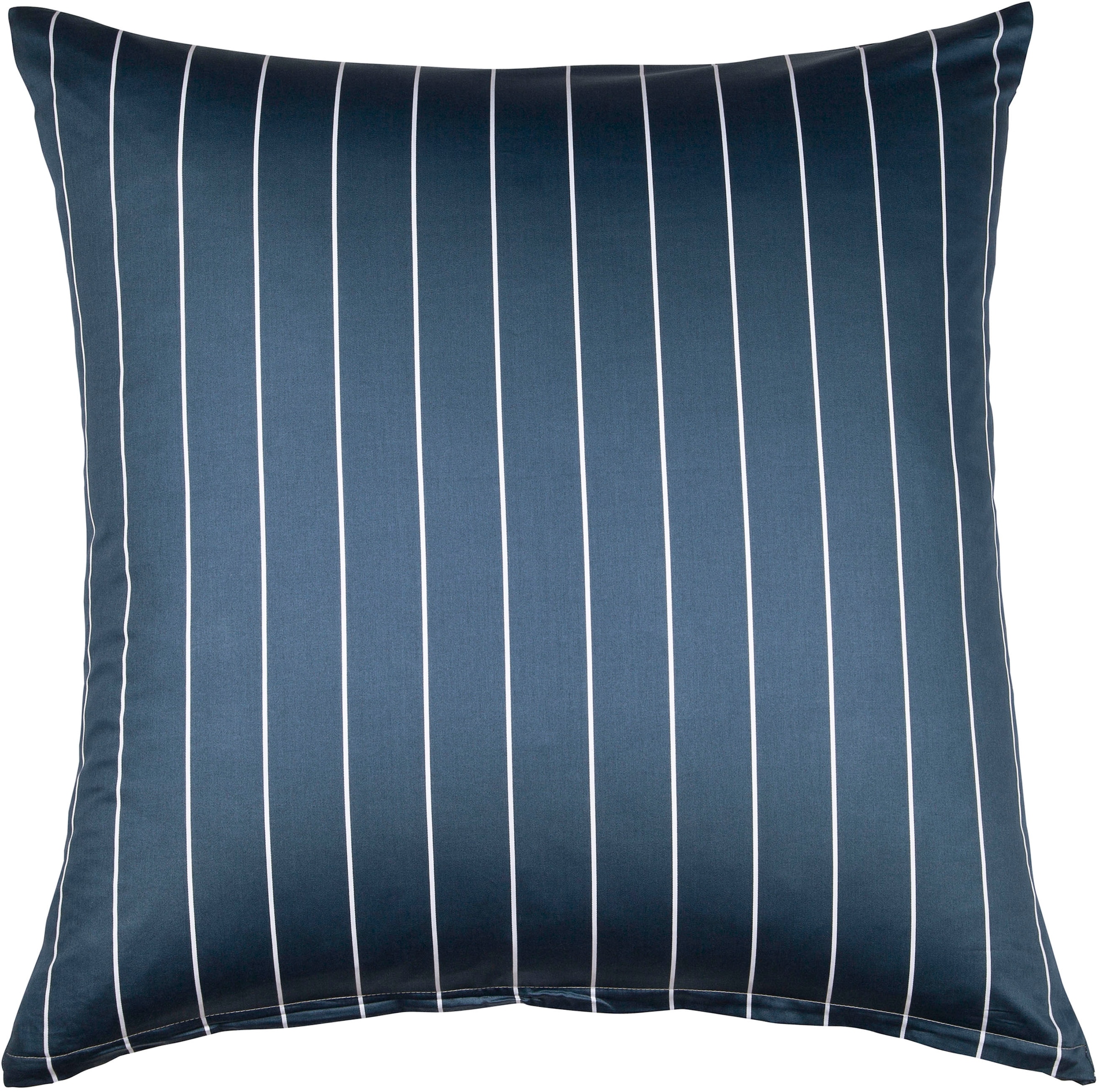 Janine Kissenbezug »modernclassic 39025, Mako-Satin aus 100% Baumwolle«, (1 St.), mit Reißverschluss, in Gr. 40x80 oder 80x80 cm, mit Karos und Streifen