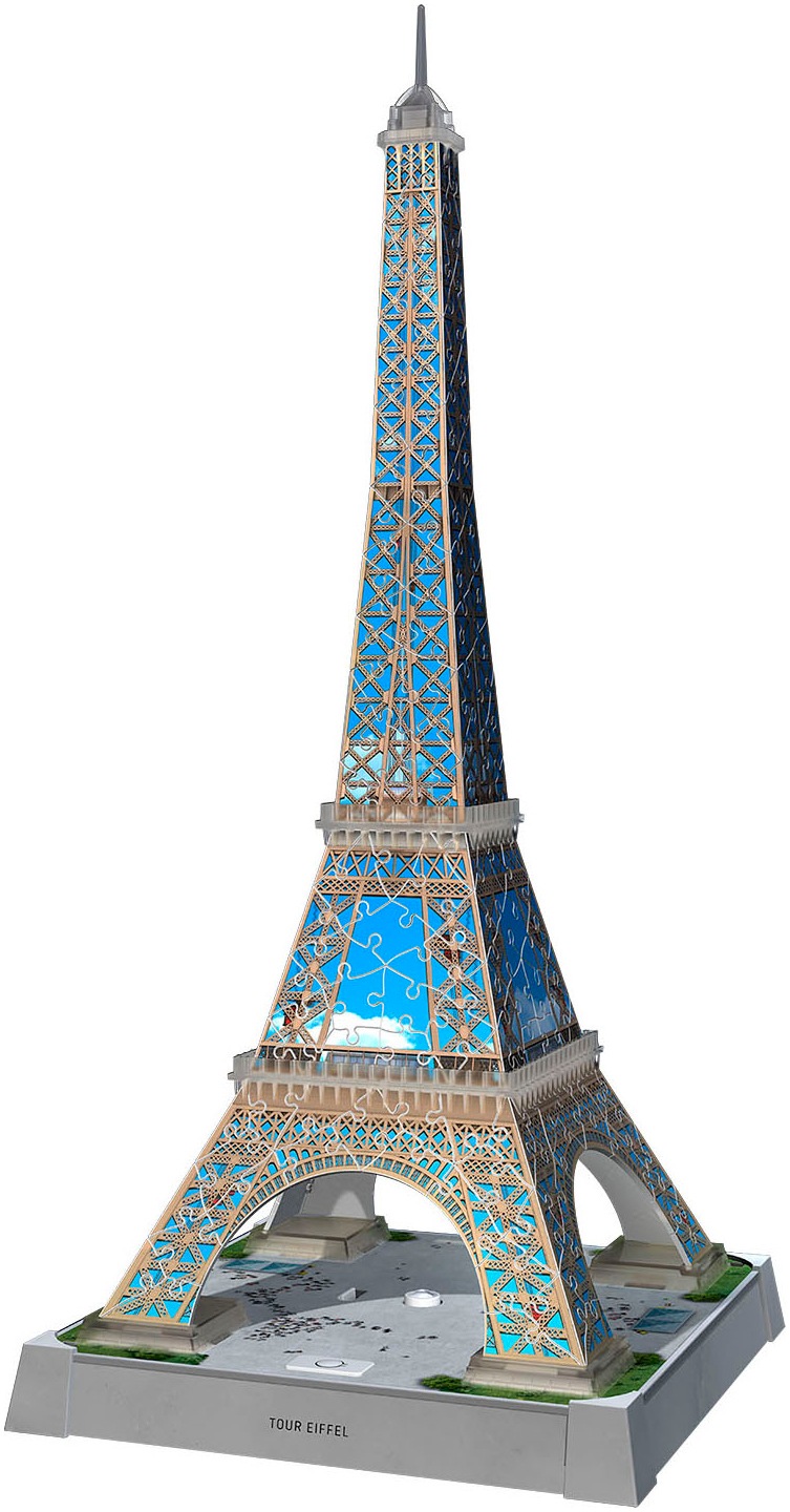 Ravensburger 3D-Puzzle »Iconics: Eiffelturm - mit Licht«, Made in Europe