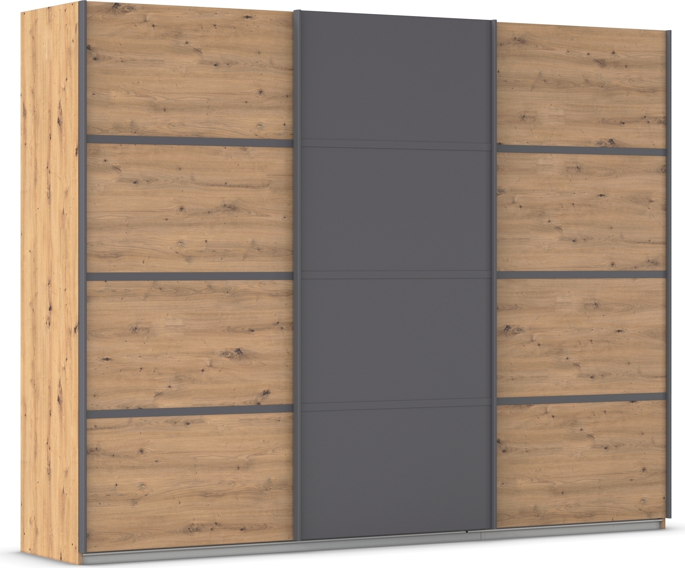 OTTO home Kleiderschrank "Mehrzweckschrank Aktenschrank Möbel Mietswohnung Schlafzimmer AVOLA" 3 verschiedene Ausstattungen BASIC/CLASSIC/PREMIUM (inkl. SOFT-CLOSE), mit eleganten Zierleisten in Chrom, Schwarz oder Weiß MADE IN GERMANY