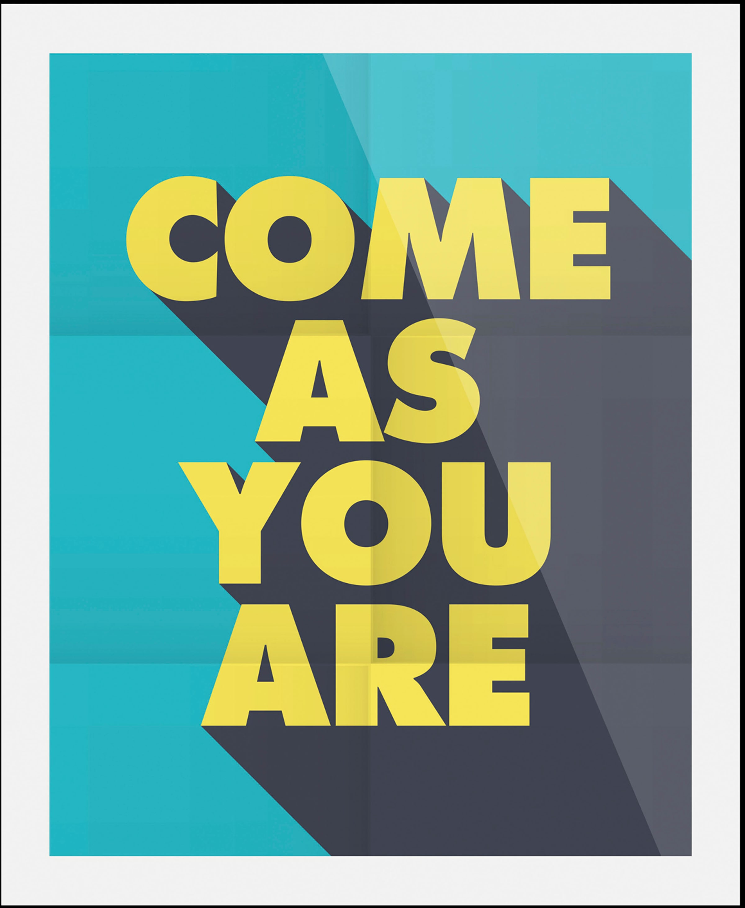 queence Bild "Come as you are" Kunst  Liebessprüche  Motivationsbilder  Sch günstig online kaufen