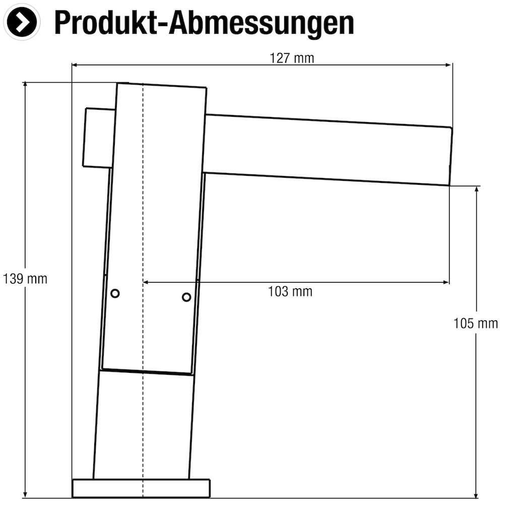 CORNAT Waschtischarmatur »Tardes«, HD, Messing, verchromt