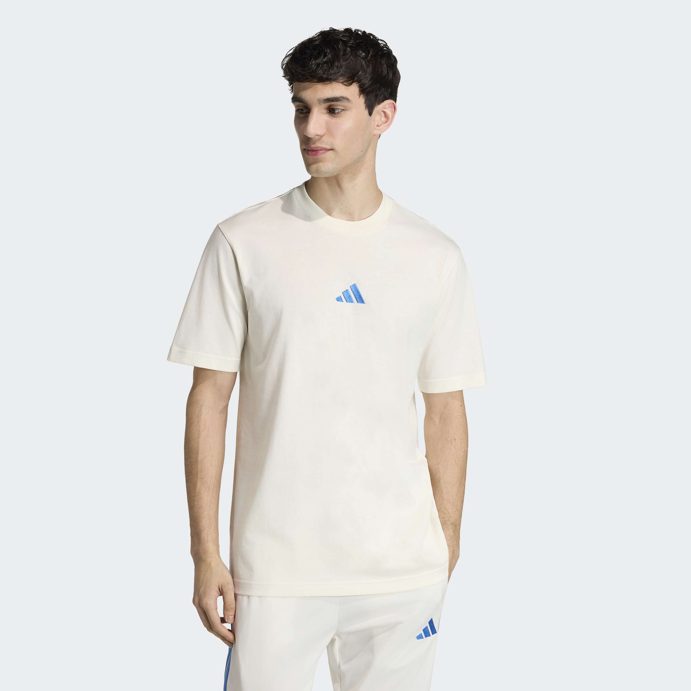 adidas Sportswear "M SL SJ T" sportliches Kurzarmshirt, mit Rundhalsausschnitt