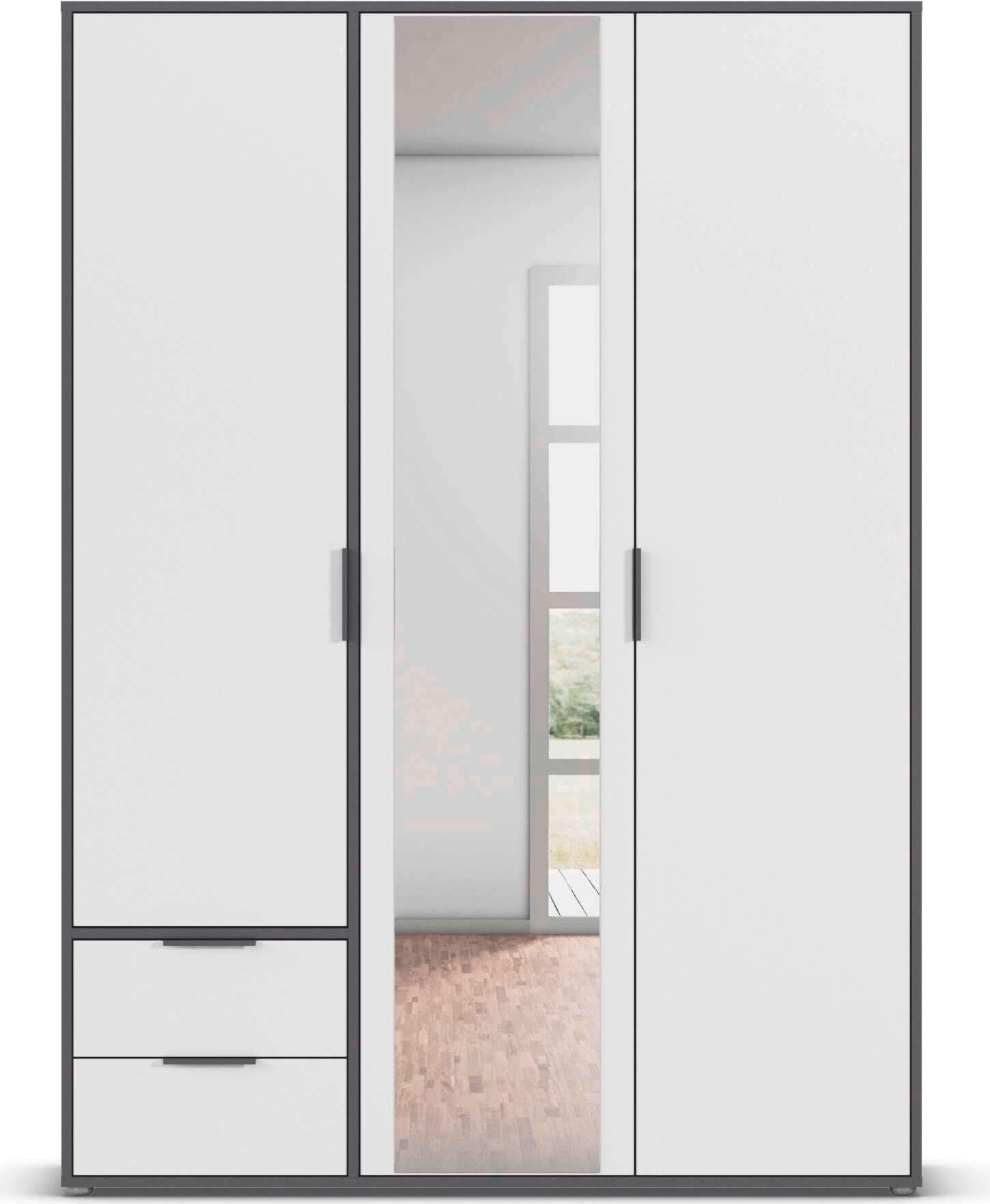 INOSIGN BY RAUCH Kleiderschrank »Schrank Garderobe Schlafzimmer Stauraum PAULLY TOPSELLER Wäscheschrank«, (mit 3 unterschiedlichen Griff-Varianten) 3 Griffvarianten MADE IN GERMANY
