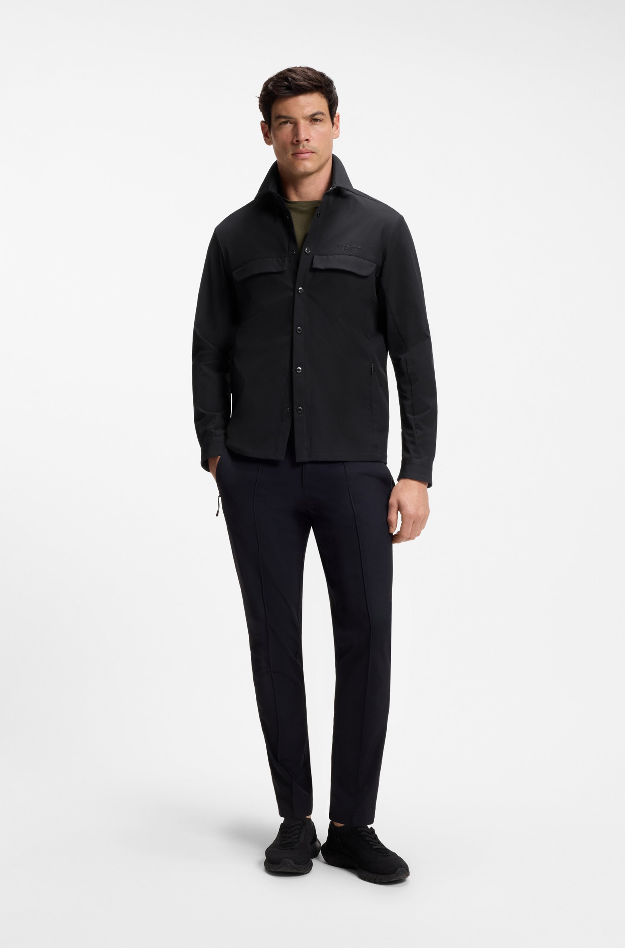 BOSS GREEN Hemdjacke »Porsche Spirit 70 Capsule Collection« Premium Herrenmode Limited