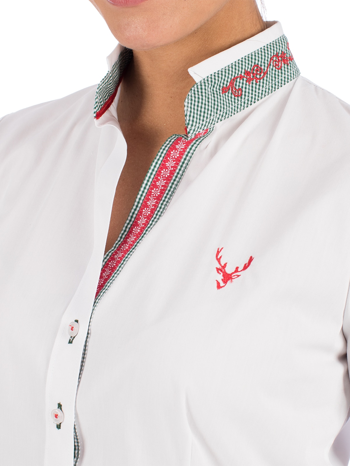 OS-Trachten Trachtenbluse »Trachtenbluse 450004-3684«