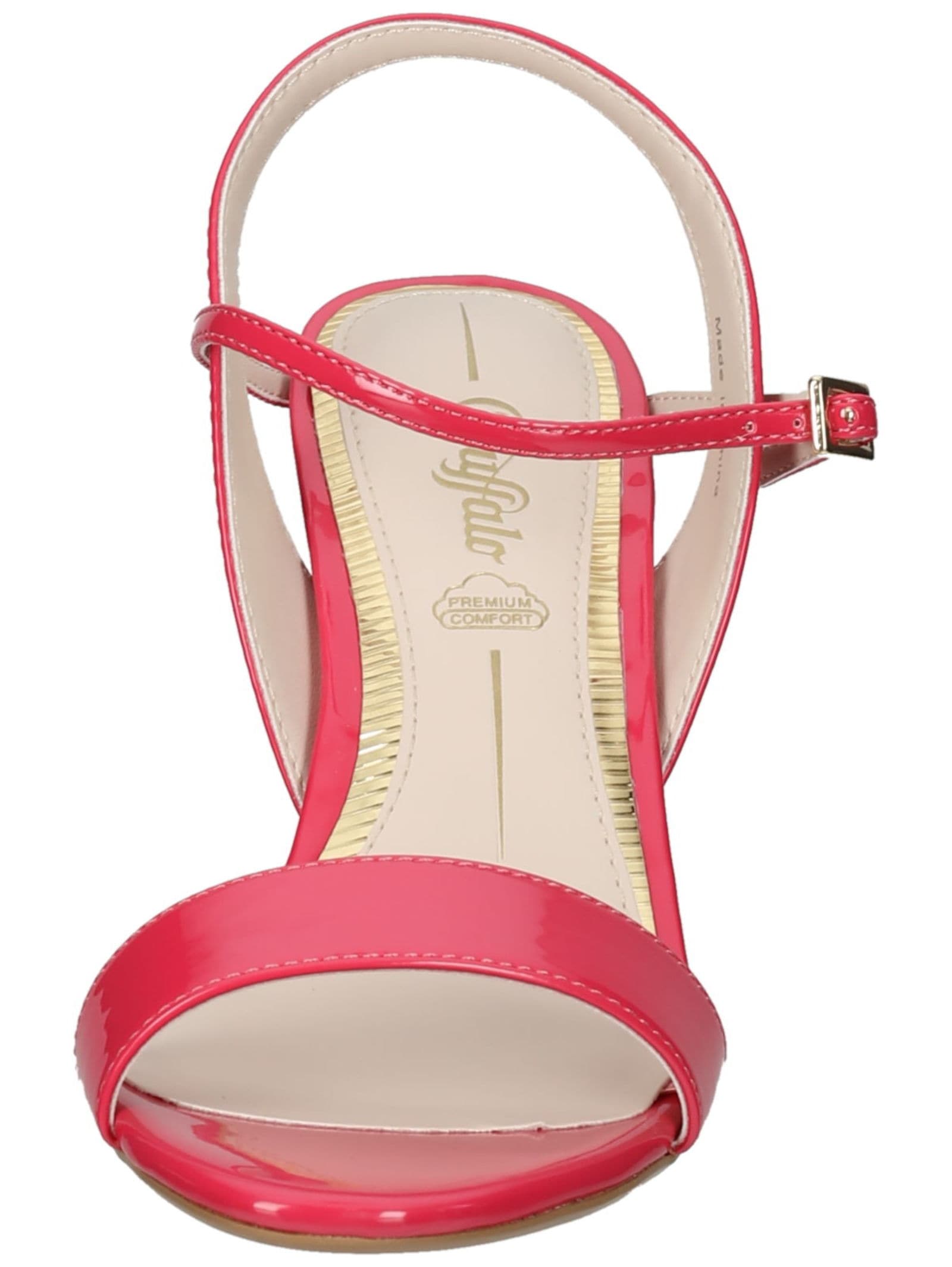 Buffalo Peeptoepumps »Buffalo Sandalen Lederimitat«
