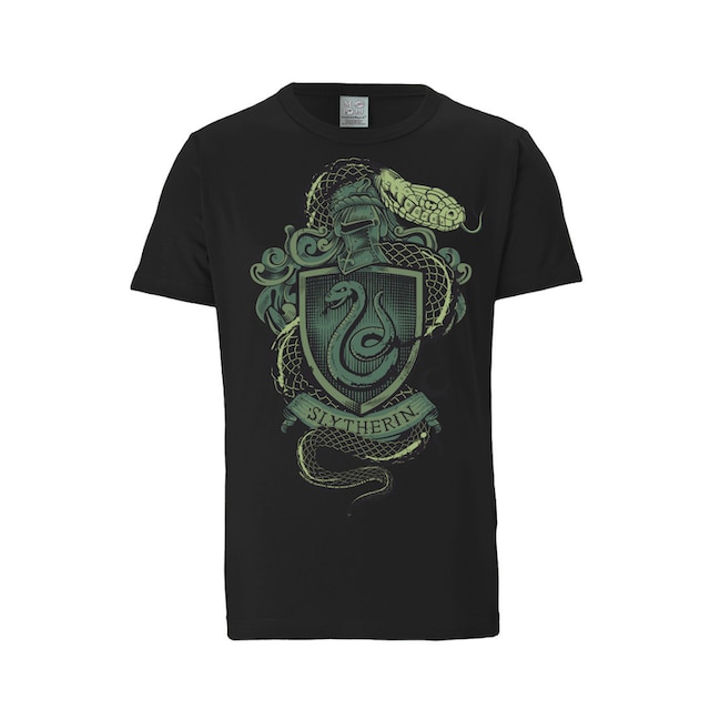 LOGOSHIRT T-Shirt »Slytherin Logo«, mit coolem Frontdruck ▷ für | BAUR