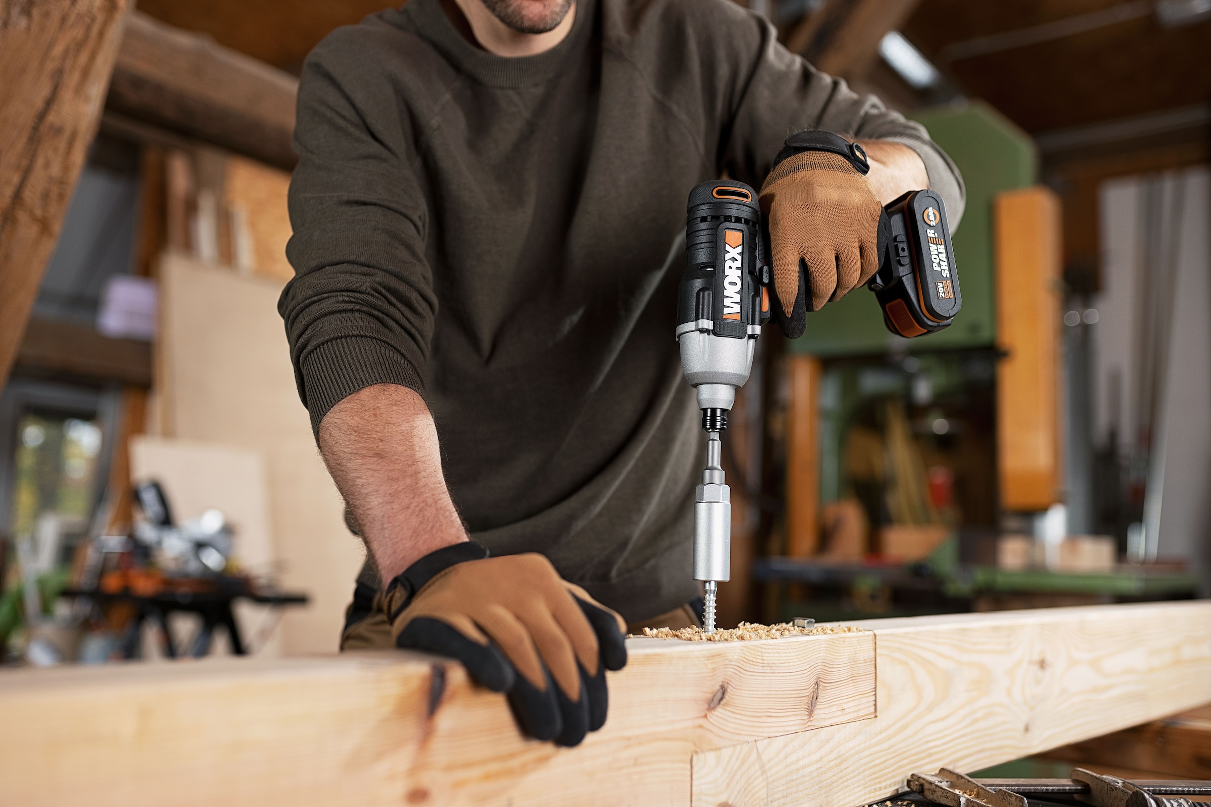 Worx Akku-Schlagschrauber »WX291.9«, mit LED-Licht, ohne Akku & Ladegerät