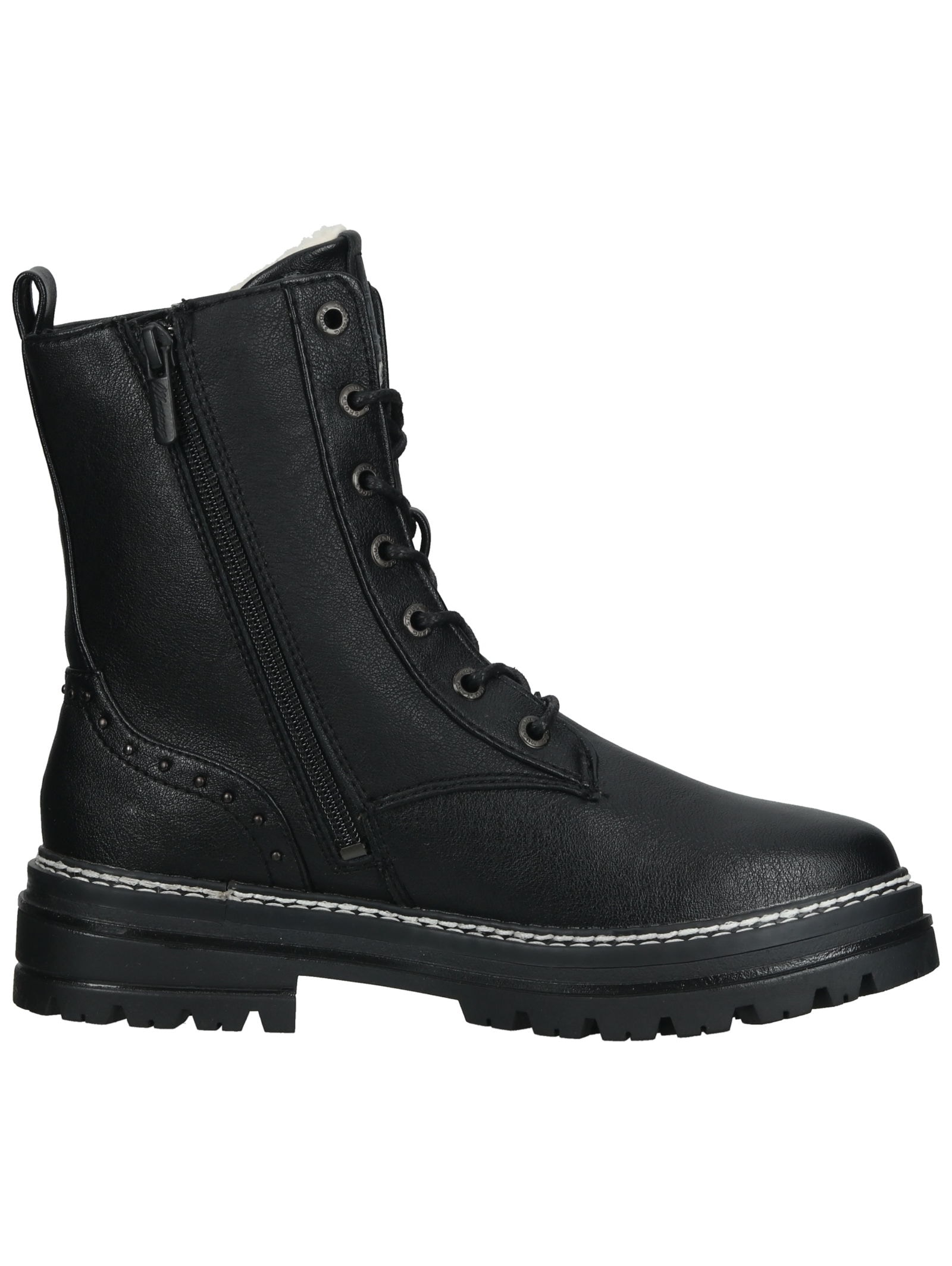 Mustang Shoes Schnürstiefelette »Mustang Shoes Stiefelette Lederimitat«