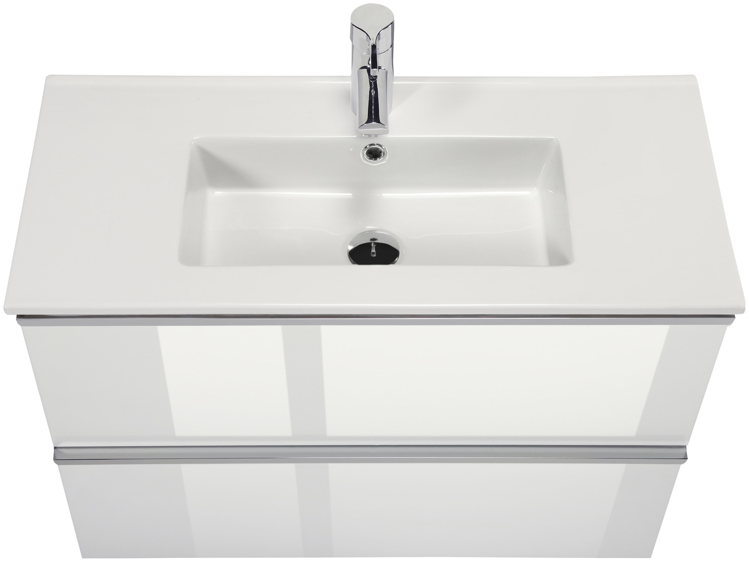 CYGNUS BATH Waschtisch »Malaga 800«, Breite 80 cm, Tiefe 36 cm, SlimLine