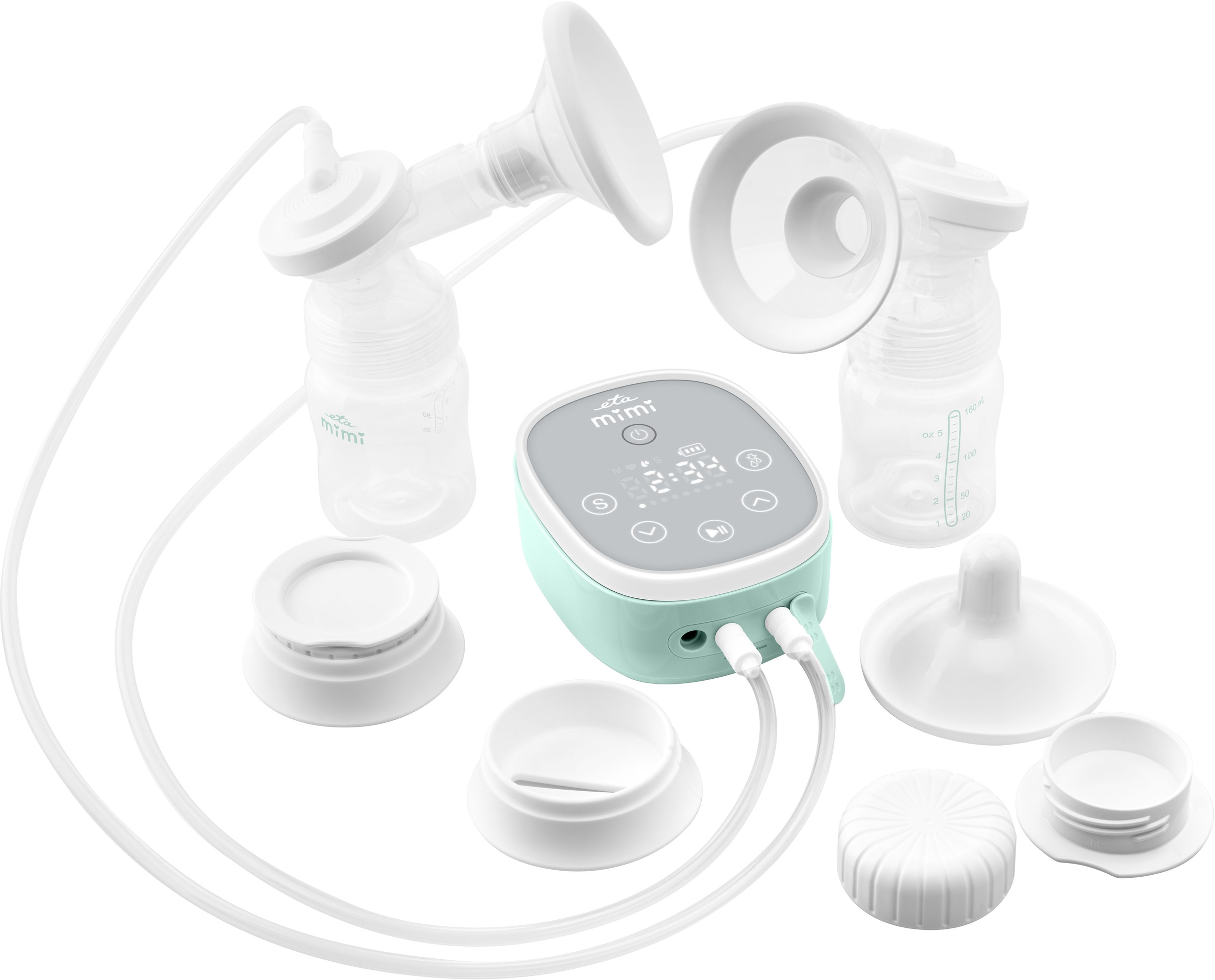 ETA Damen Elektrische Milchpumpe "Milchpumpe ETA Mimi", weiß, Milchpumpen, Memory-Funktion, 9 Intensitätsstufen