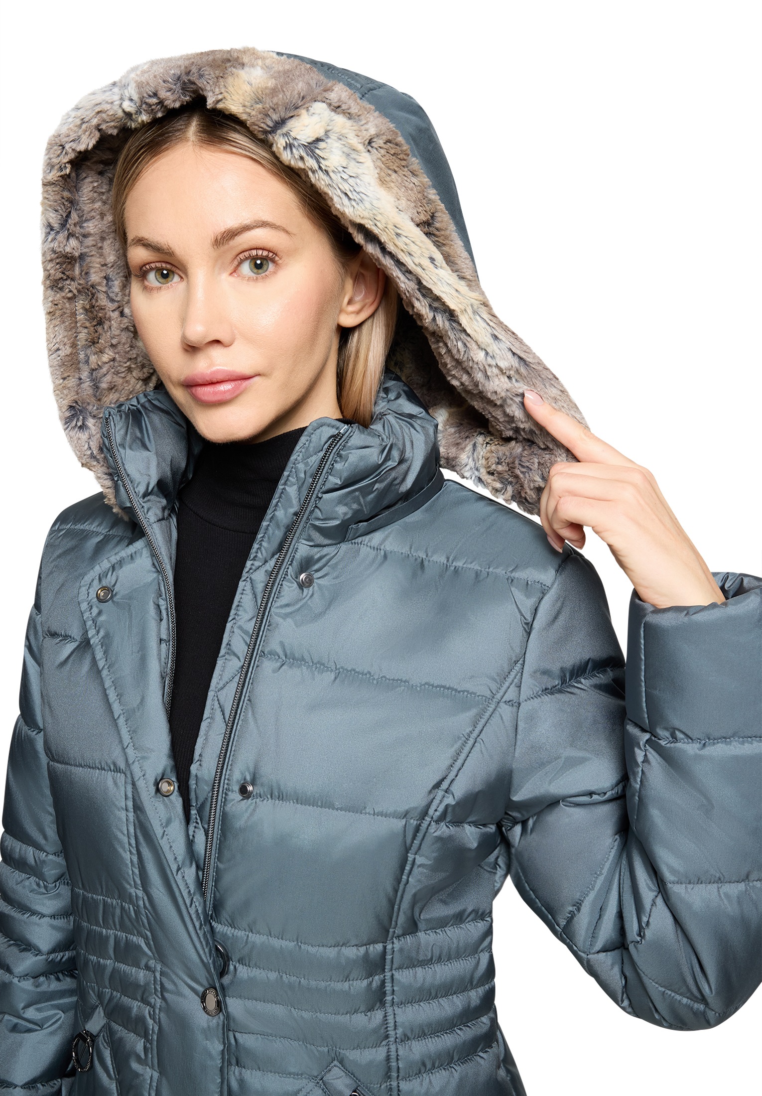 Betty Barclay Outdoorjacke »Damen Outdoorjacke mit abnehmbarer Kapuze« mit Kapuze