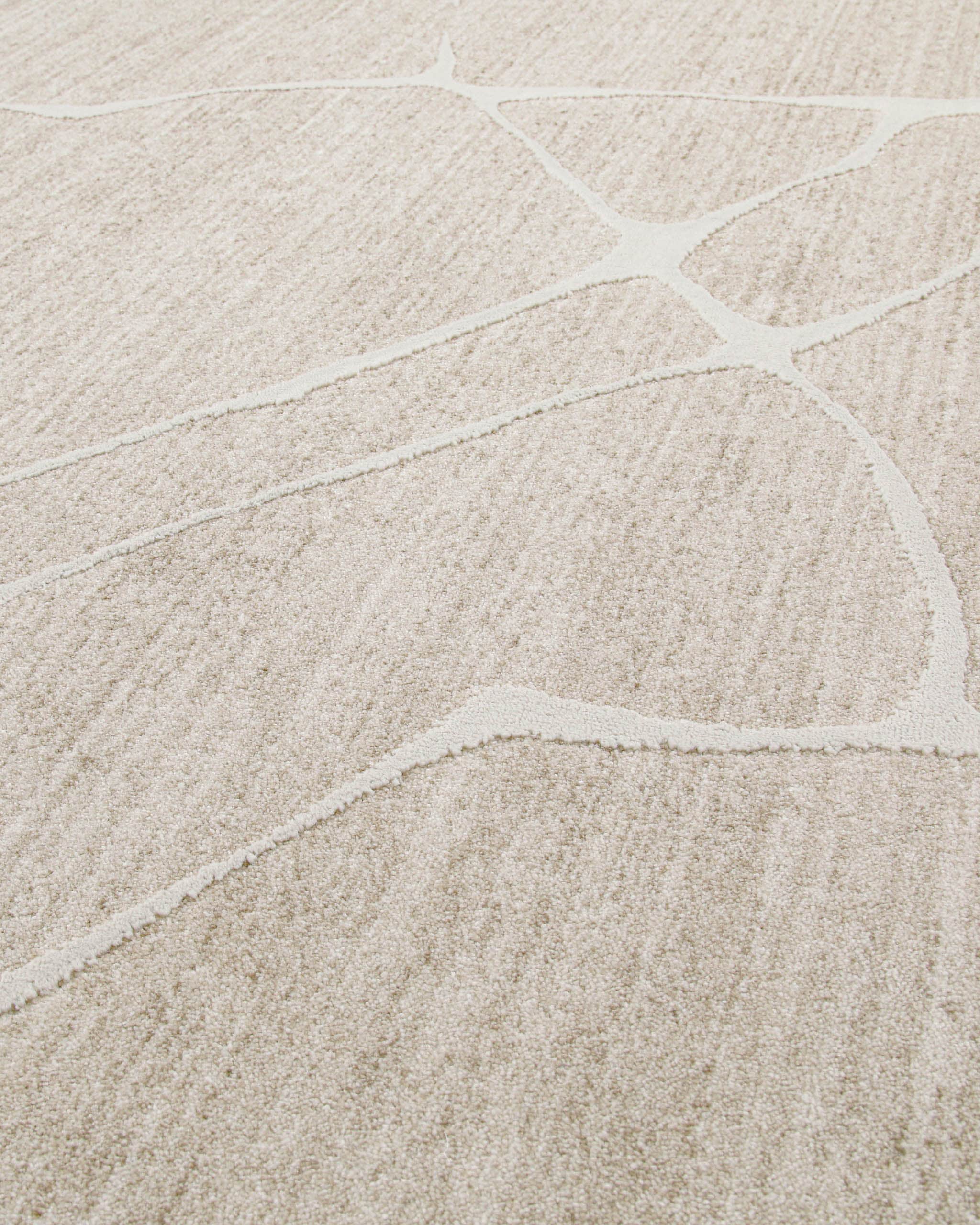 Esprit Teppich »Elite« rechteckig 15 mm Höhe Kurzflor, Marmordesign, Hoch-Tief-Effekt, waschbar, Jute-Rücken