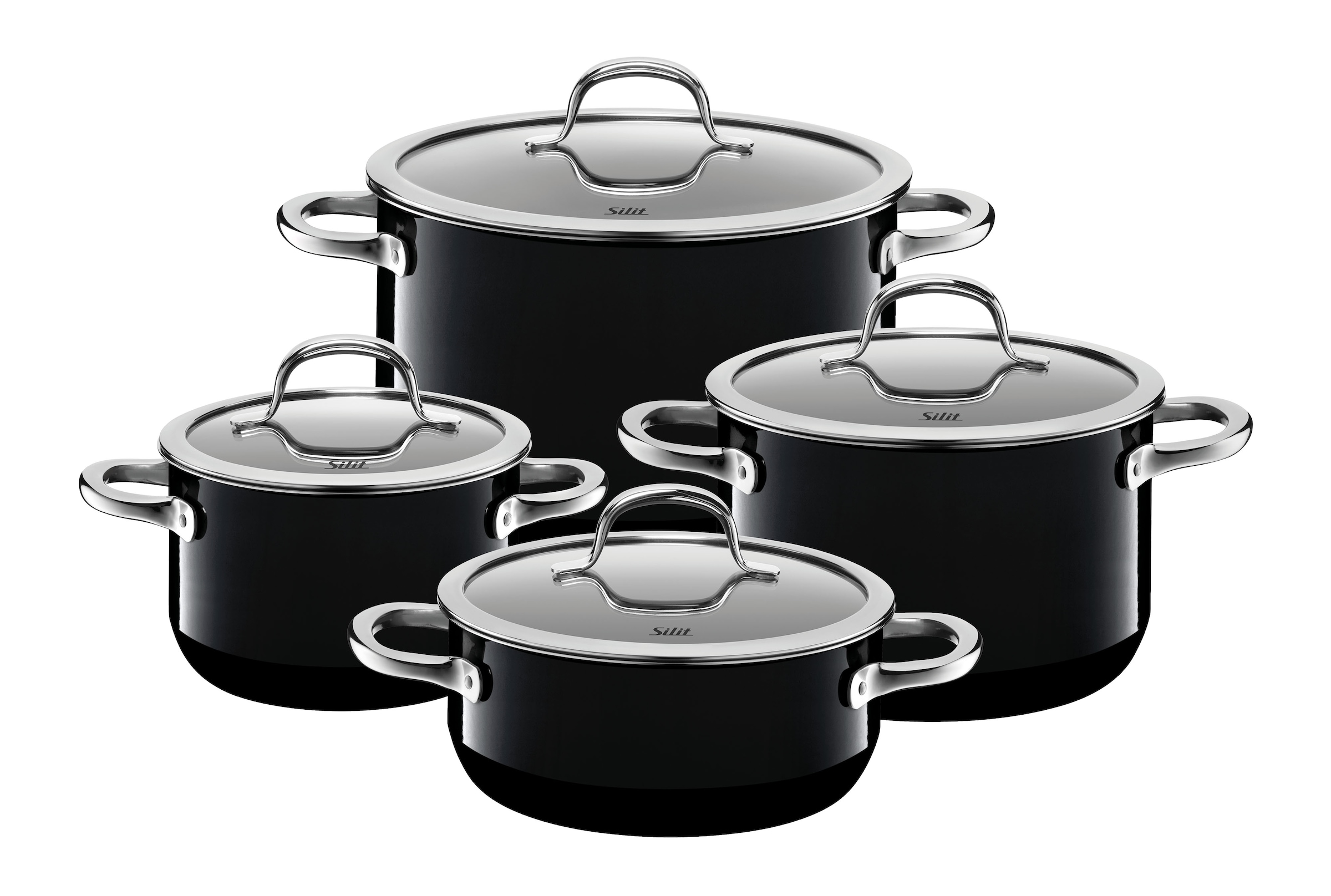 Silit Topf-Set "Silargan Passion, mit Glasdeckeln," Set, 8 Stk. tlg. Silarg günstig online kaufen