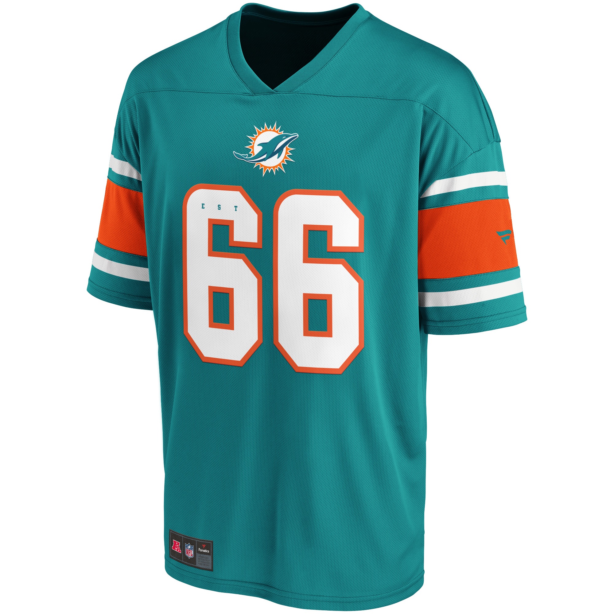 FANATICS Kinder Footballtrikot "Fanatics Trikot Miami Dolphins Foundation Supporters", blau, Gr. L, 100% Polyester, Trikots