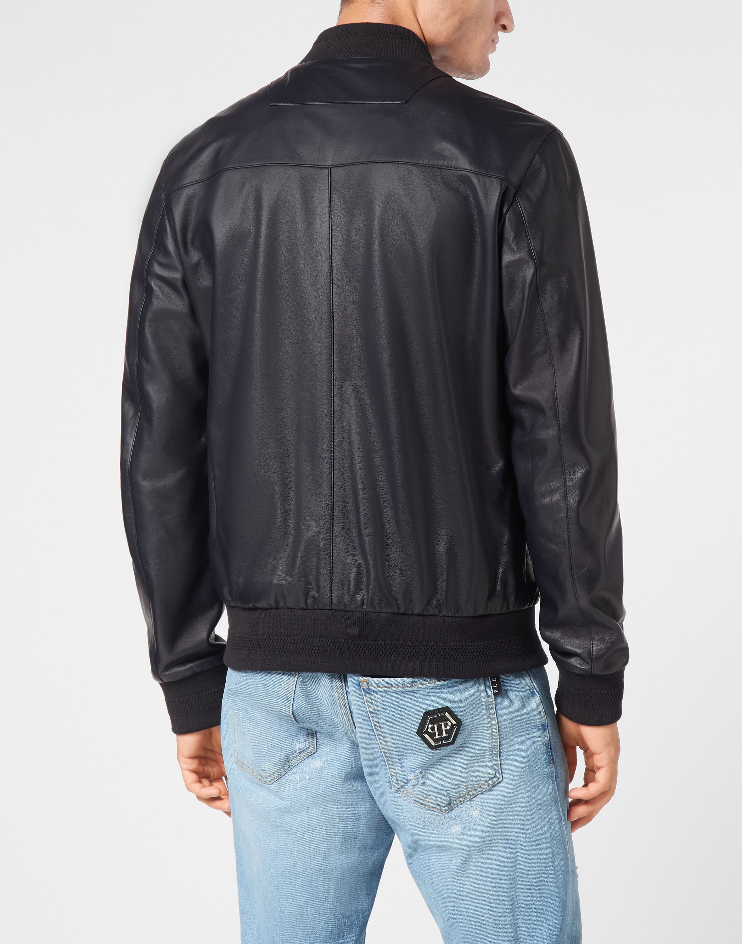 PHILIPP PLEIN Lederjacke »Iconic Plein«