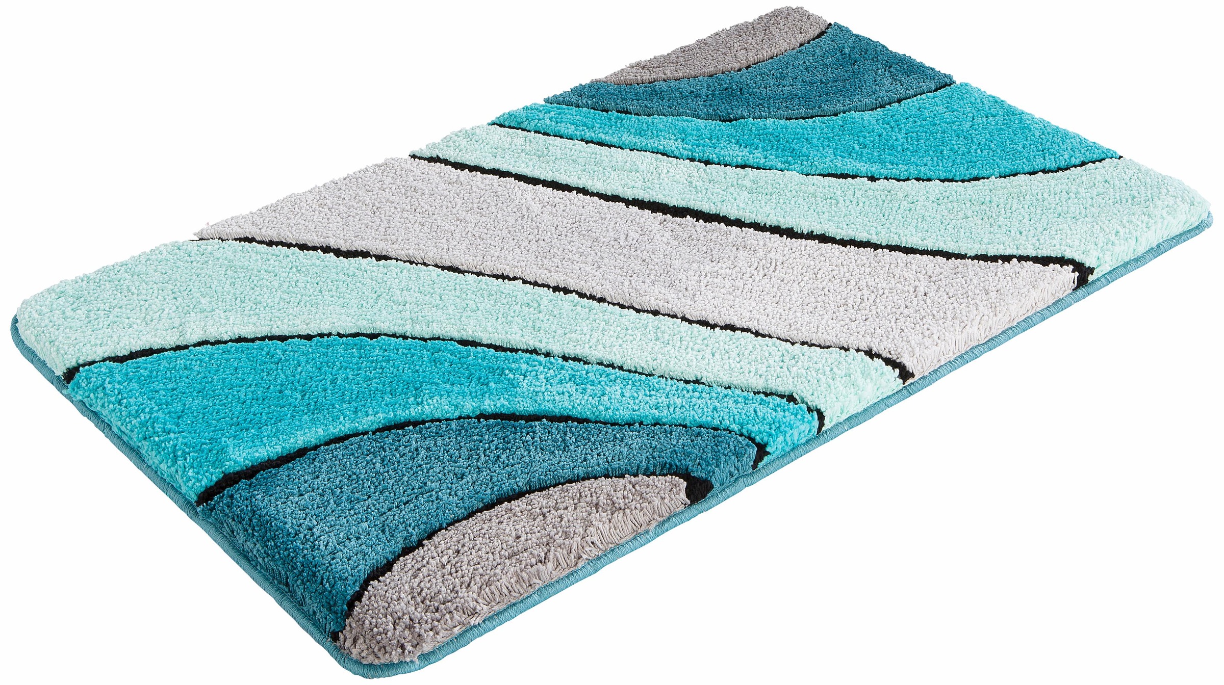 OTTO home Badematte "Josie, Badvorleger, Badezimmer Teppich" Höhe 20 mm rut günstig online kaufen