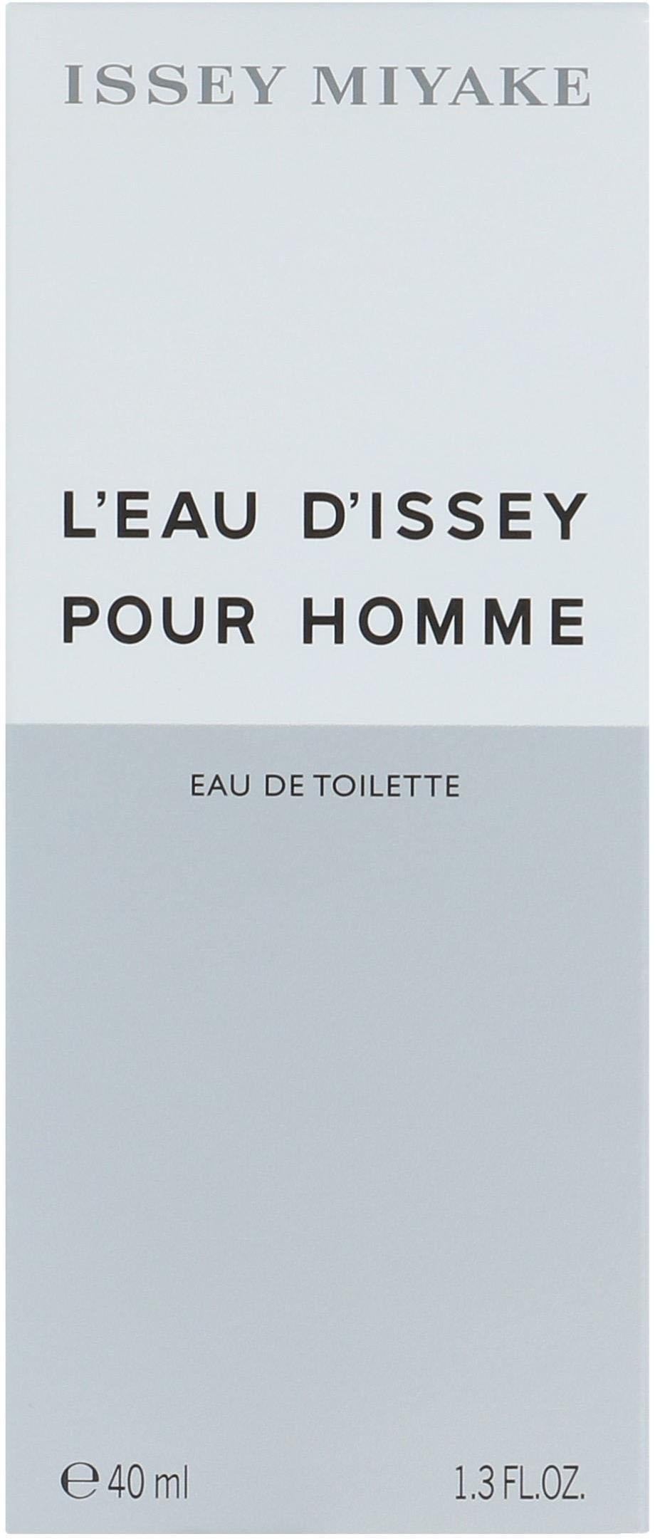 Issey Miyake Eau de Toilette »L'Eau d'Issey pour Homme«, mit kraftvoller maskuliner Basis