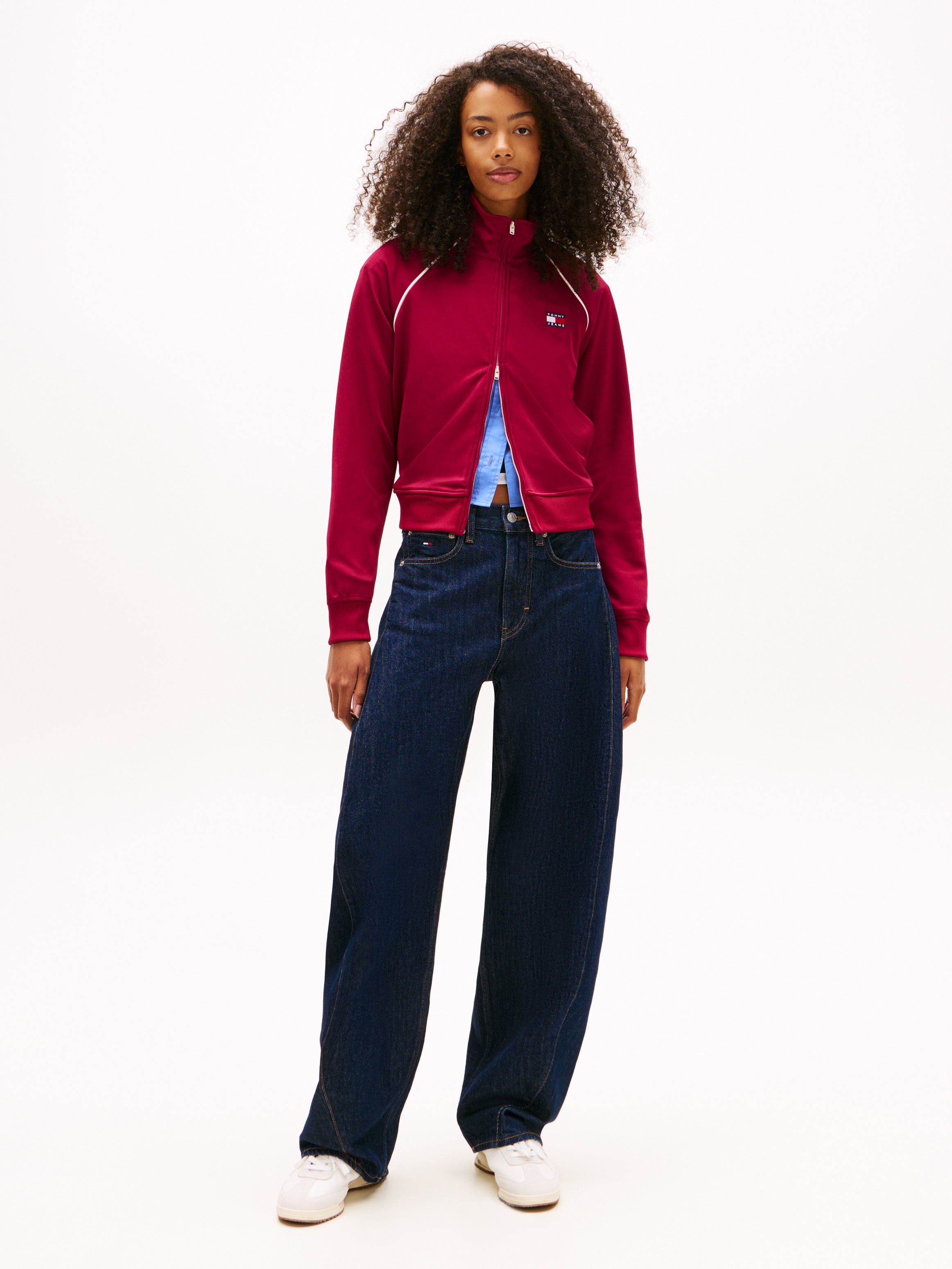 Thumbnail - Tommy Jeans Yoga-Sweatjacke "TJW BADGE TRACK JACKET EXT"