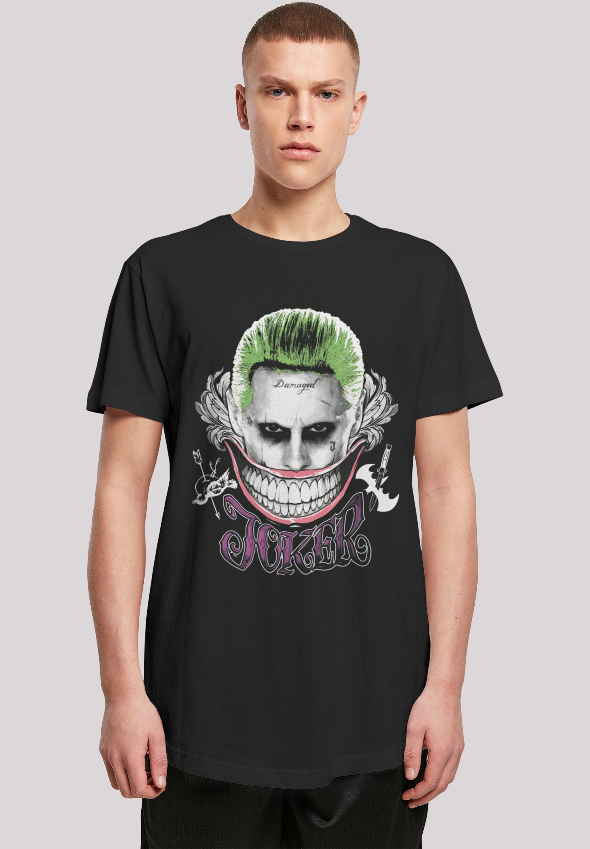 F4NT4STIC T-Shirt "Suicide Squad Joker Coloured Smile", Print günstig online kaufen