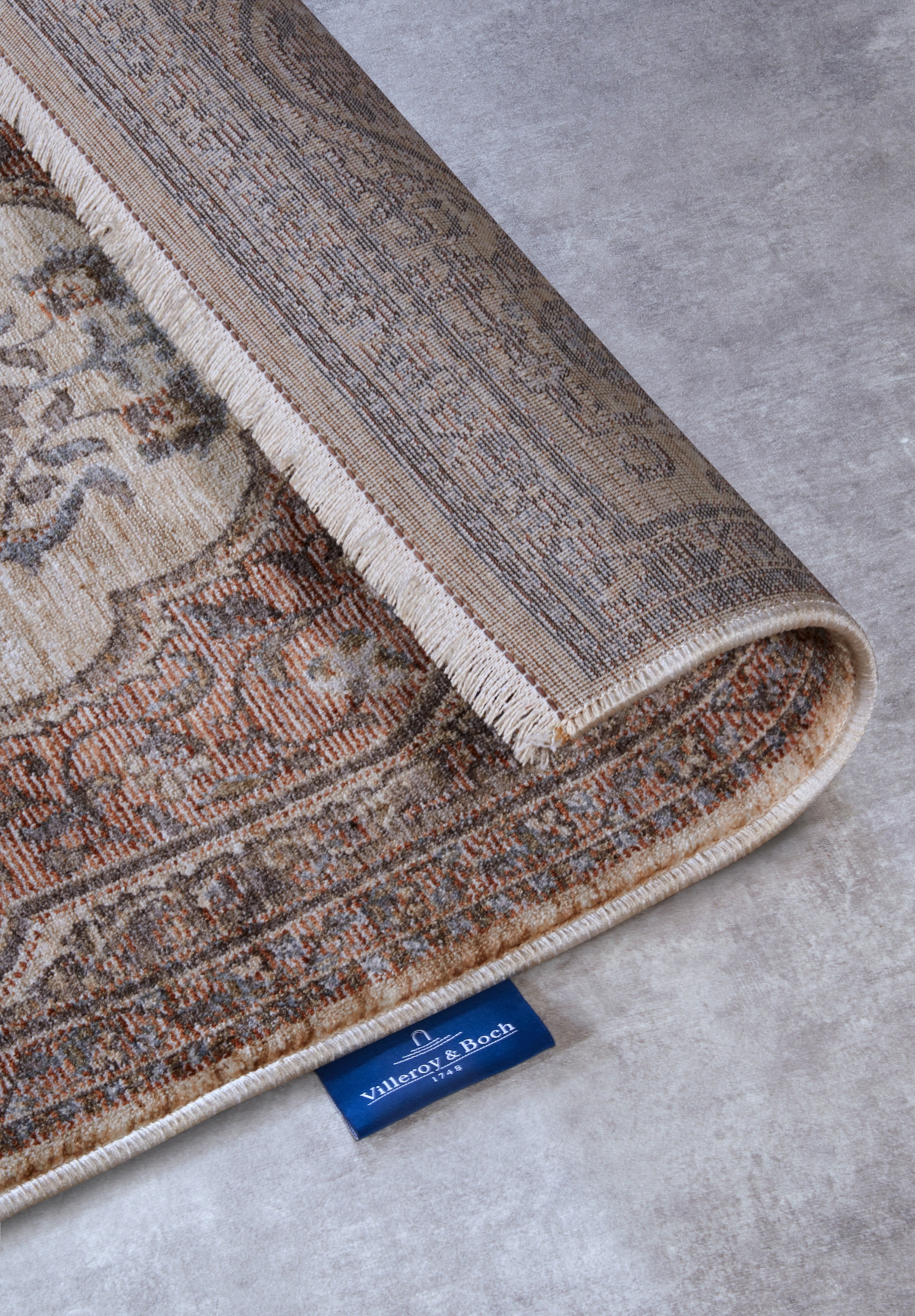 Villeroy & Boch Teppich »Renata«, rechteckig, 7 mm Höhe, Läufer, Orientalisch, Fransen, Wohnzimmer, Schlafzimmer, Vintage