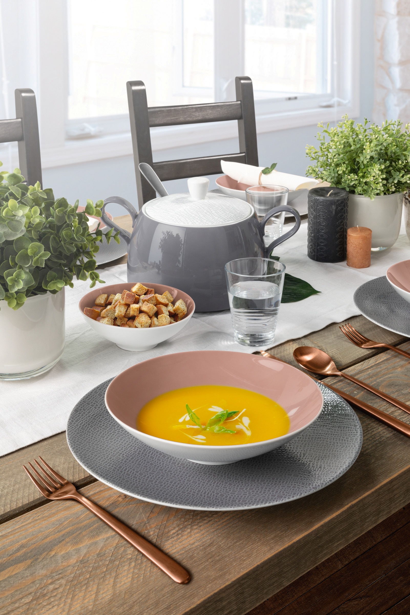Seltmann Weiden Suppenteller »Life Fashion«, (1 St.), Teller rund 20 cm