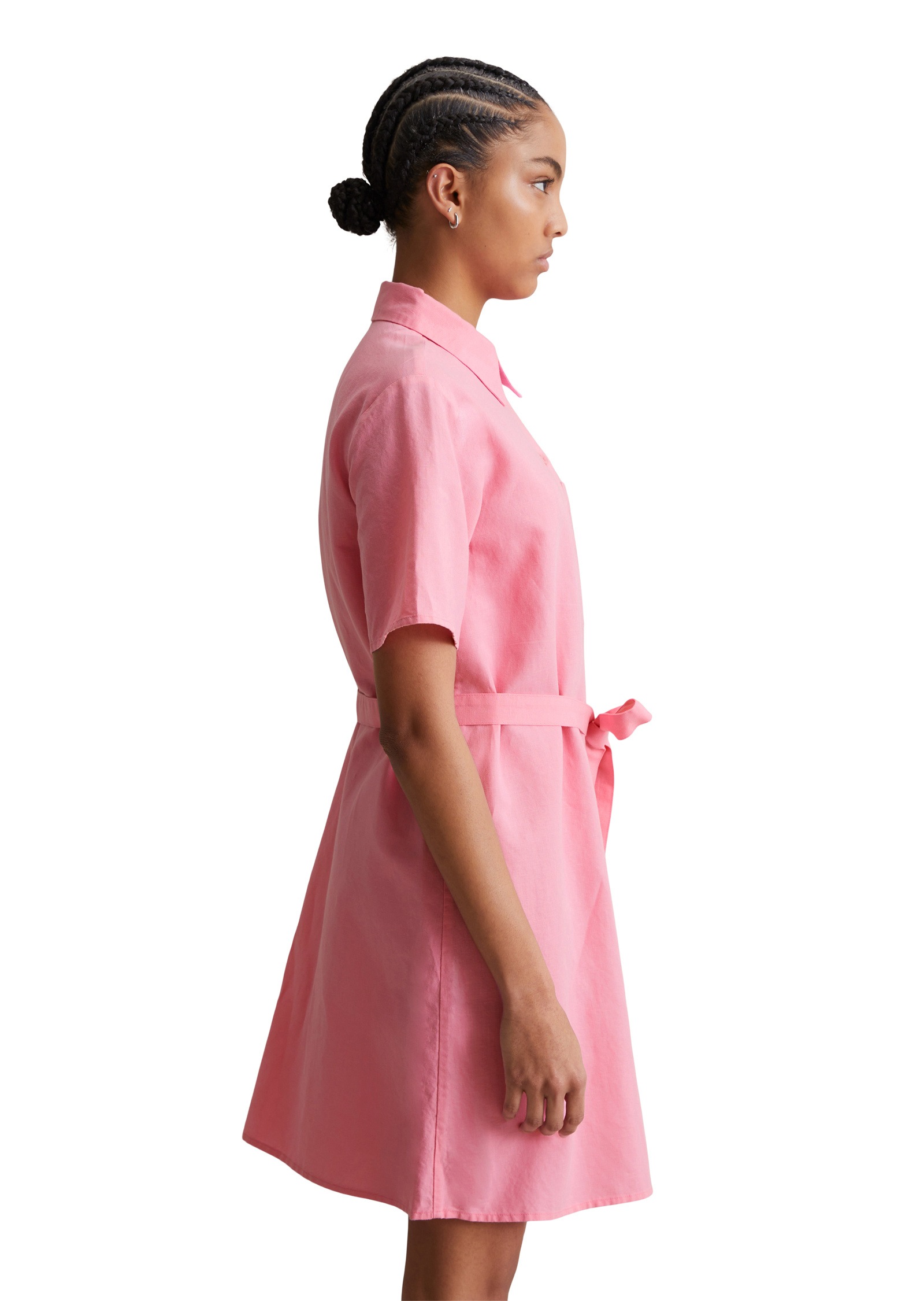 Marc O'Polo DENIM Hemdblusenkleid »aus Leinen-Baumwolle-Mix«