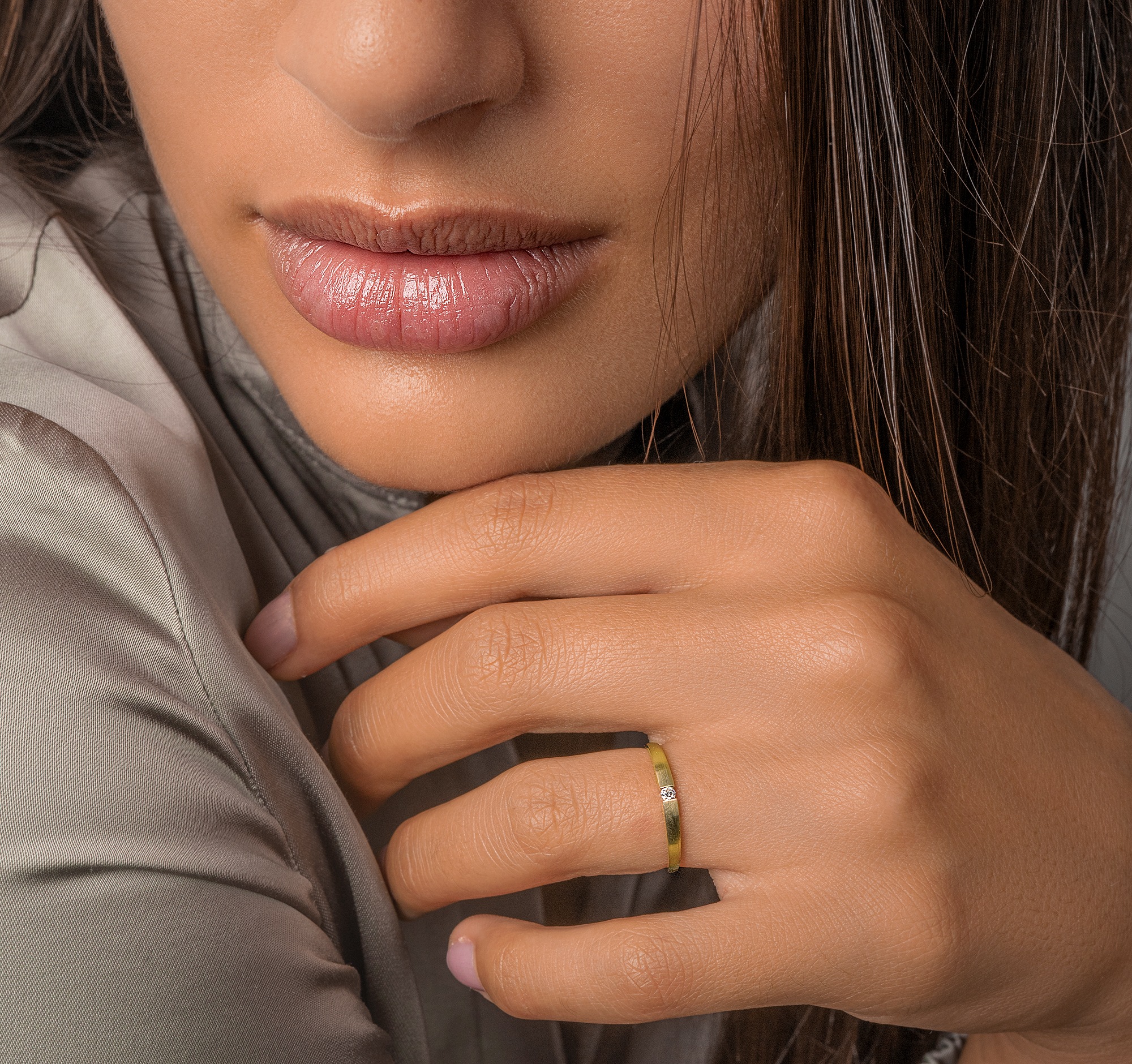 Diamantring ONE ELEMENT "0,05 ct Diamant Brillant Ring aus 585 Gelbgold" Gr. 58, gold, Fingerringe, Damen, 58, 0,05 mit Diamant, Diamanten Gelbgold 585 Gold, Diamanten, Gelbgold 585, Gold, Diamantring, Feine Handarbeit – Diamantdetails für ein edles Leuch 2