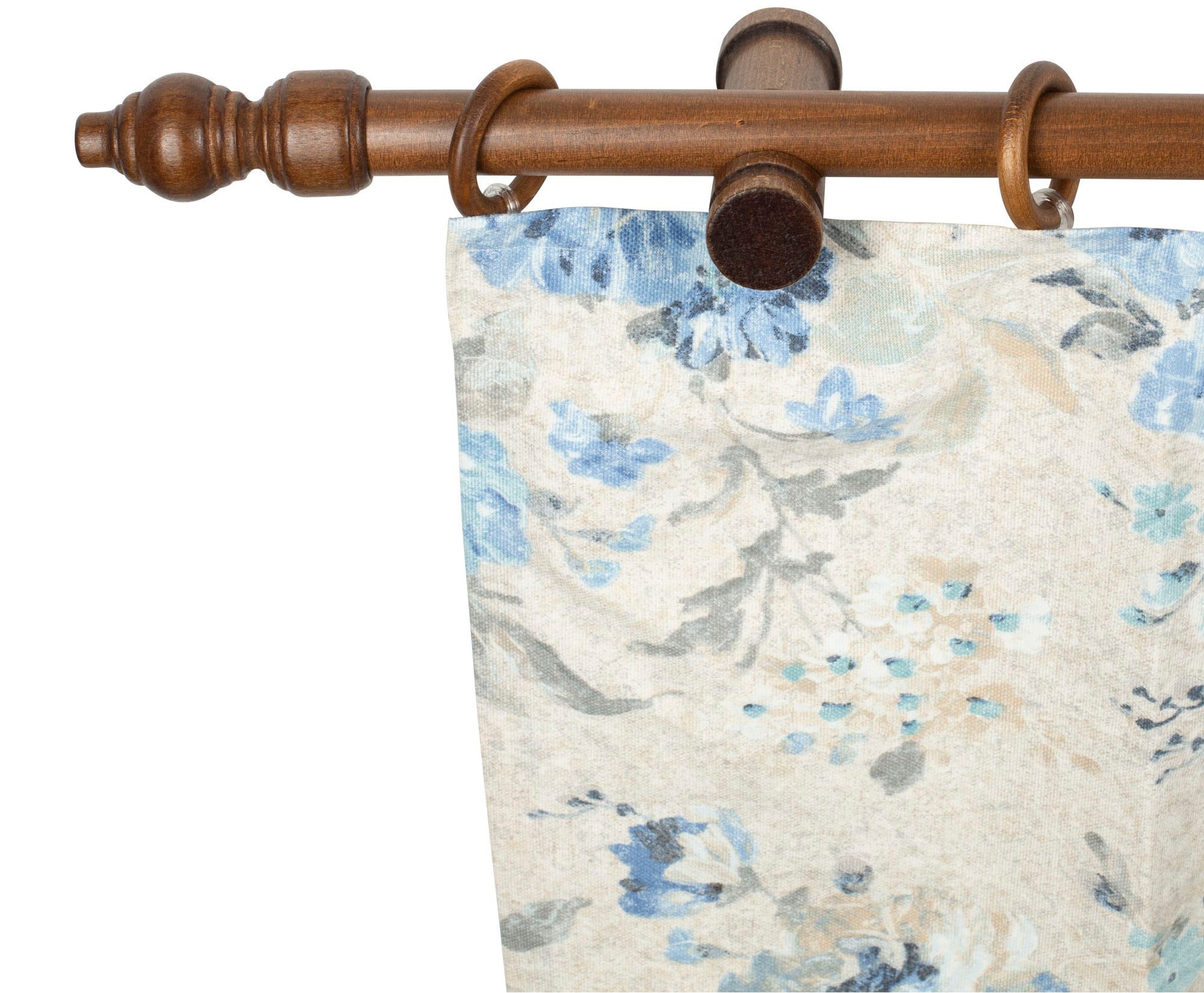 SN DECO GROUP Gardinenstange "Filigrano" 1 läufig-läufig Fixmaß 28 mm, Holz günstig online kaufen