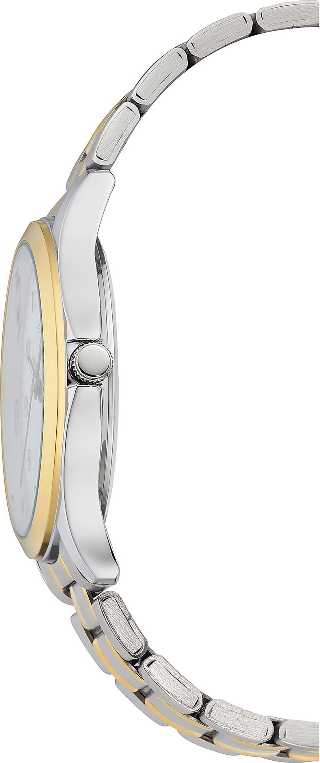 Tempic Quarzuhr, Armbanduhr, Herrenuhr, analog, Edelstahlarmband