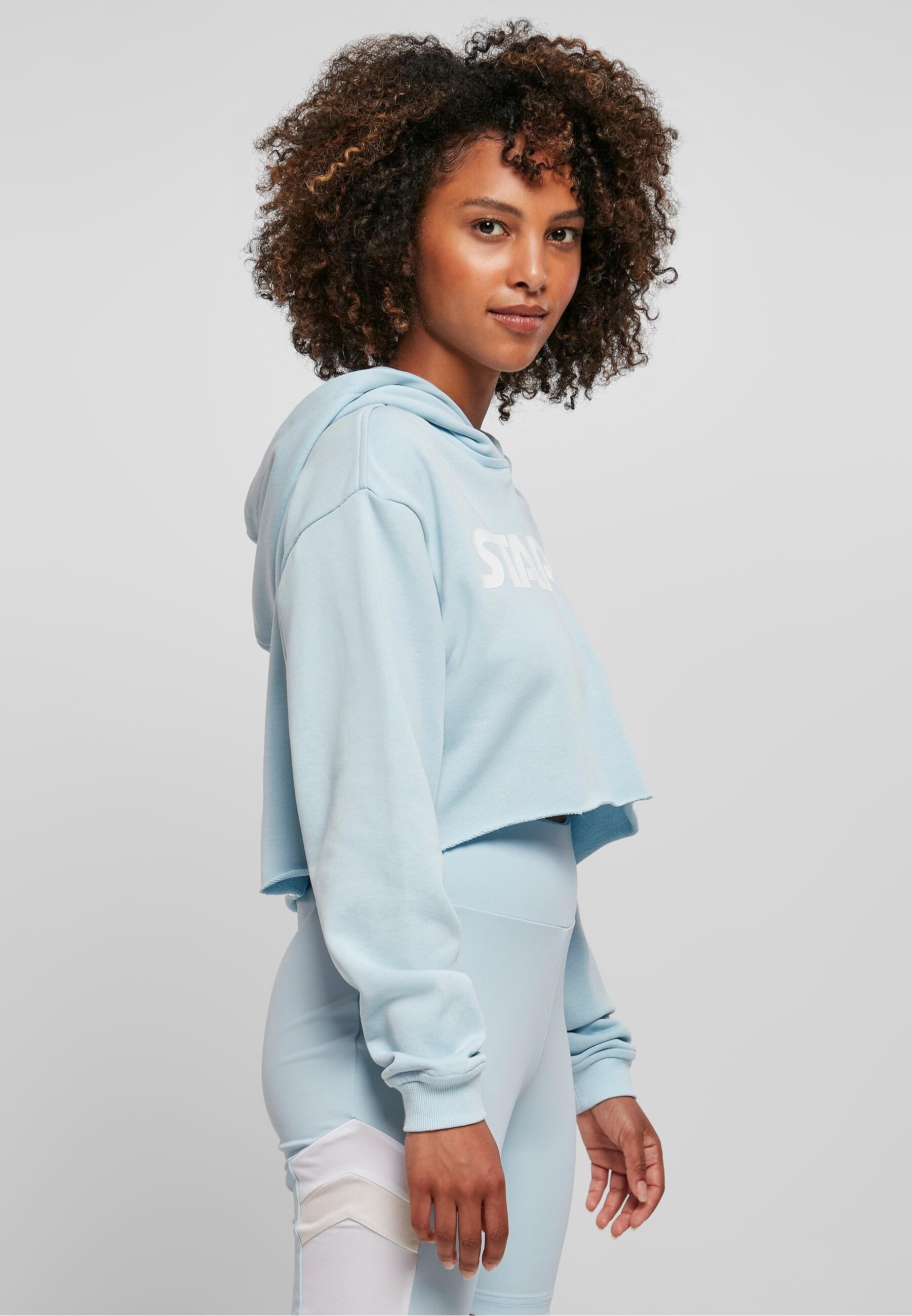Starter Black Label Rundhalspullover »Starter Black Label Damen Ladies Starter Cropped Hoody«, (1 tlg.)