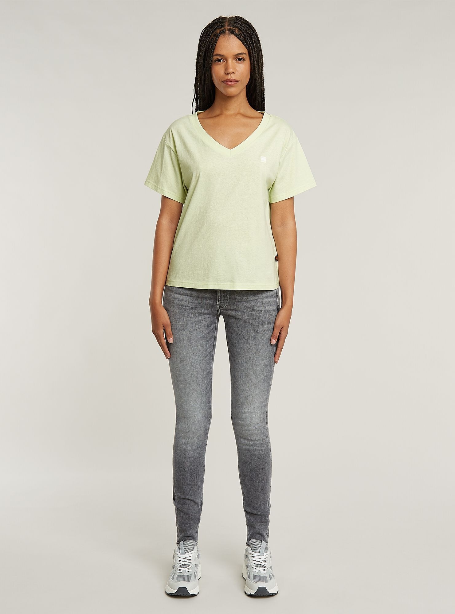 G-STAR T-Shirt »Open V-Neck Relaxed Top«