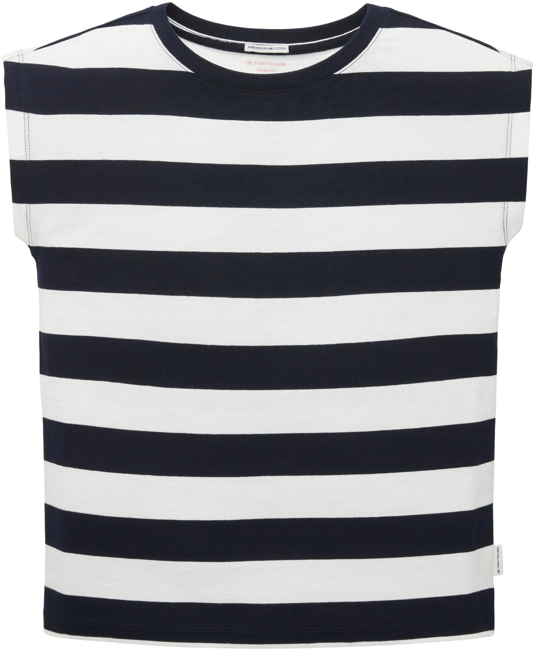 TOM | der Friday TAILOR Seite Logobadge Tanktop, Black an BAUR