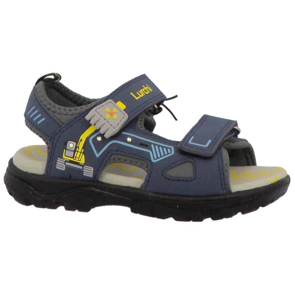 Lurchi Sandale »Blinkschuh WMS: Kodo«, Sommerschuh, Klettschuh, Outdoorschuh, mit cooler Blinkfunktion