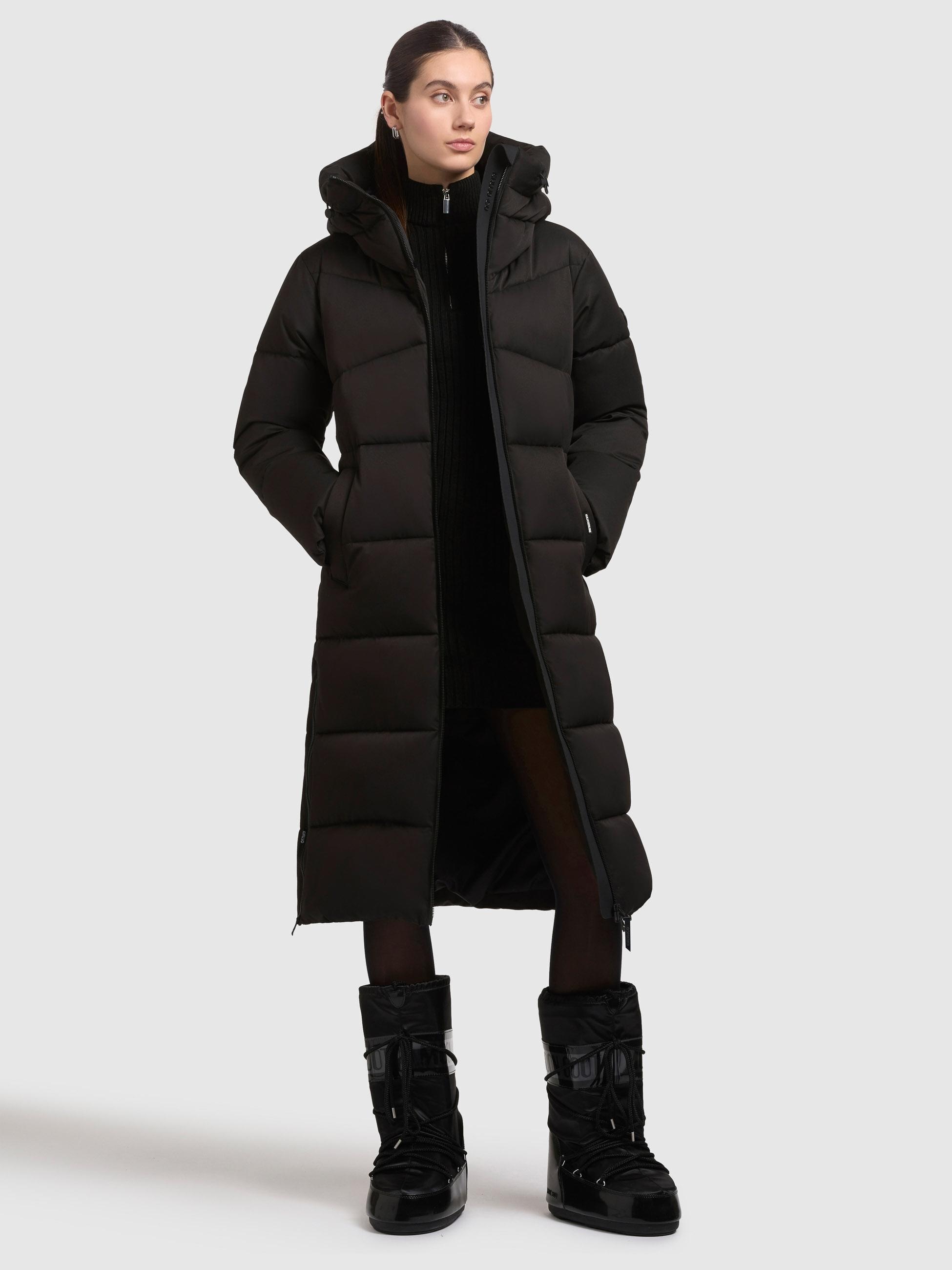 khujo Steppmantel »Lima« Langer Damen Mantel mit zahlreichen Features